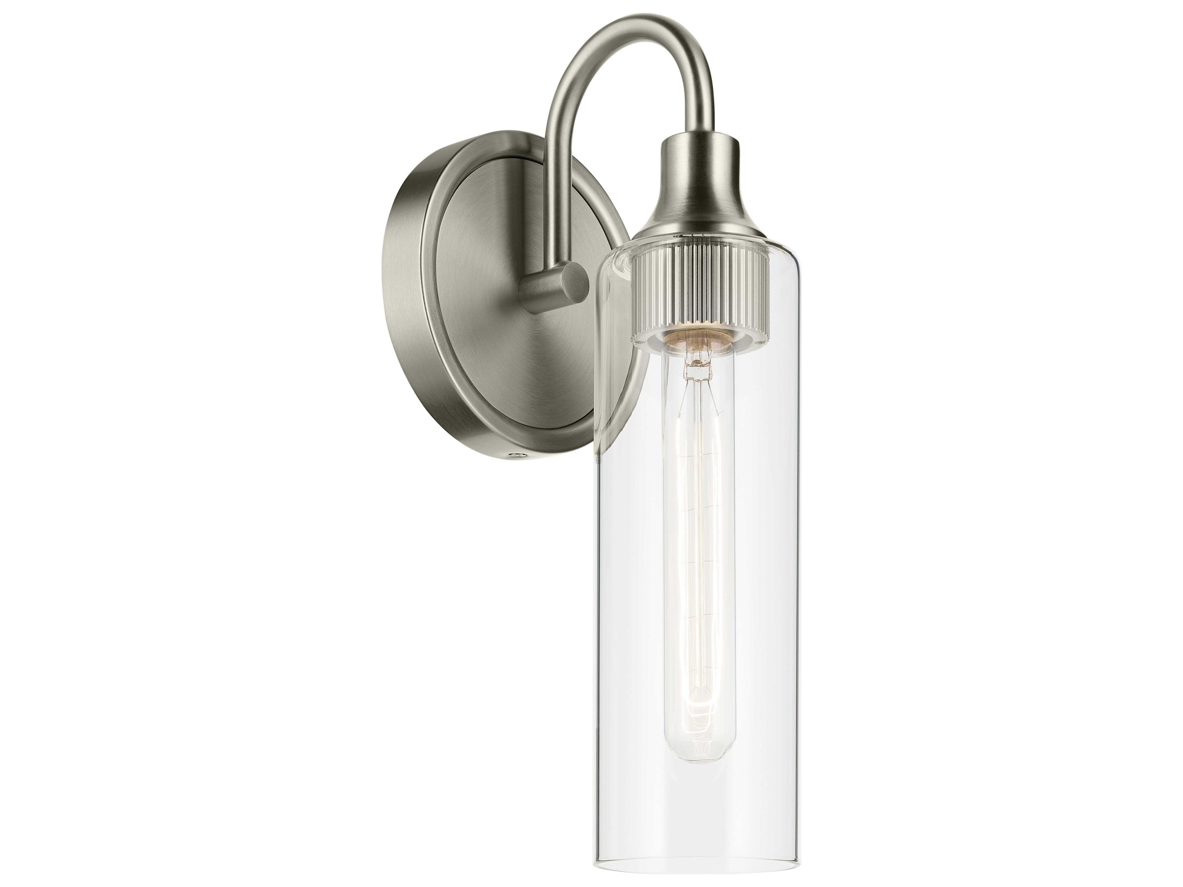 Kichler Kavi 1-Light Brushed Nickel Wall Sconce
