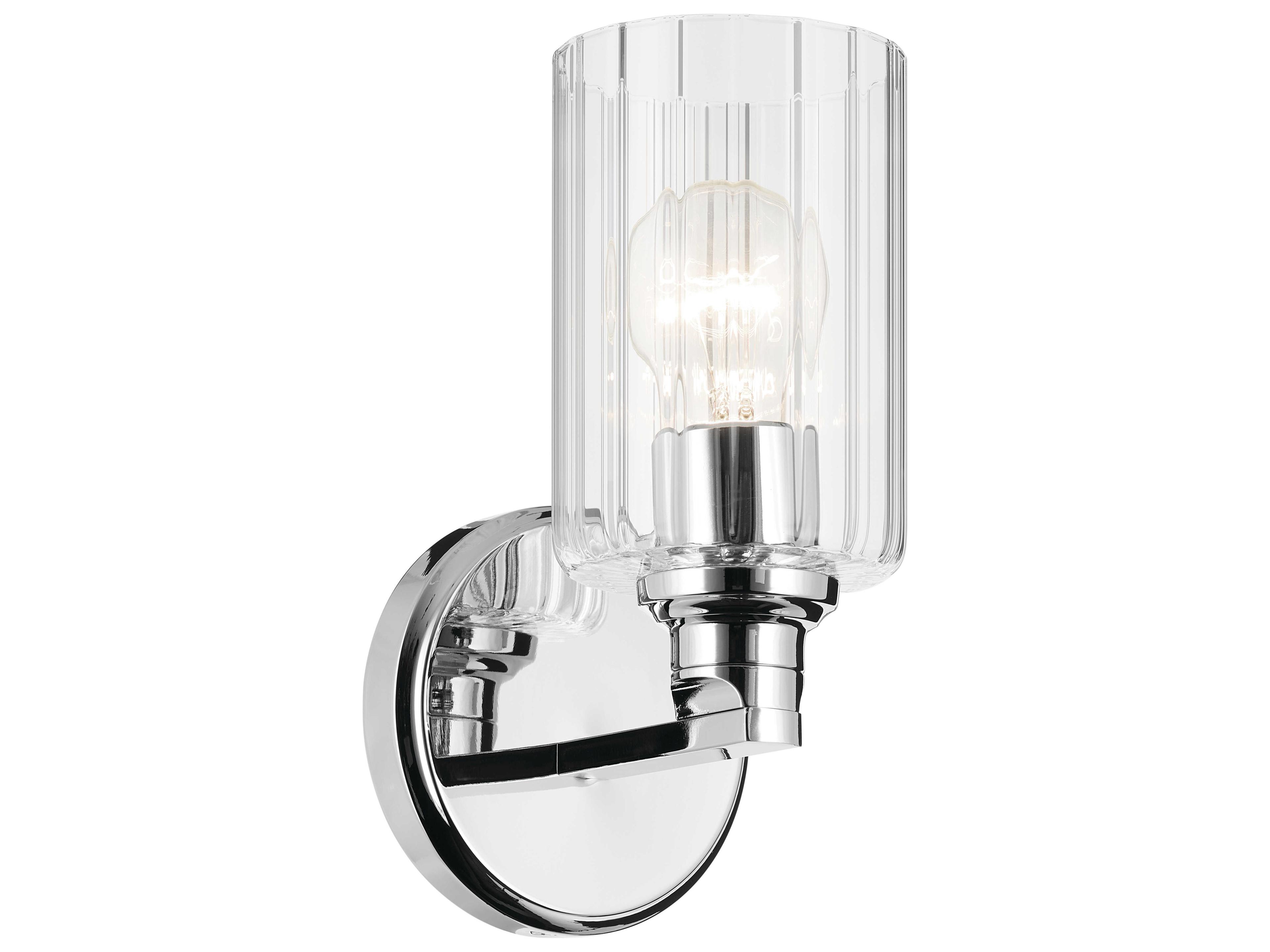 Kichler Gioe 1-Light Chrome Wall Sconce