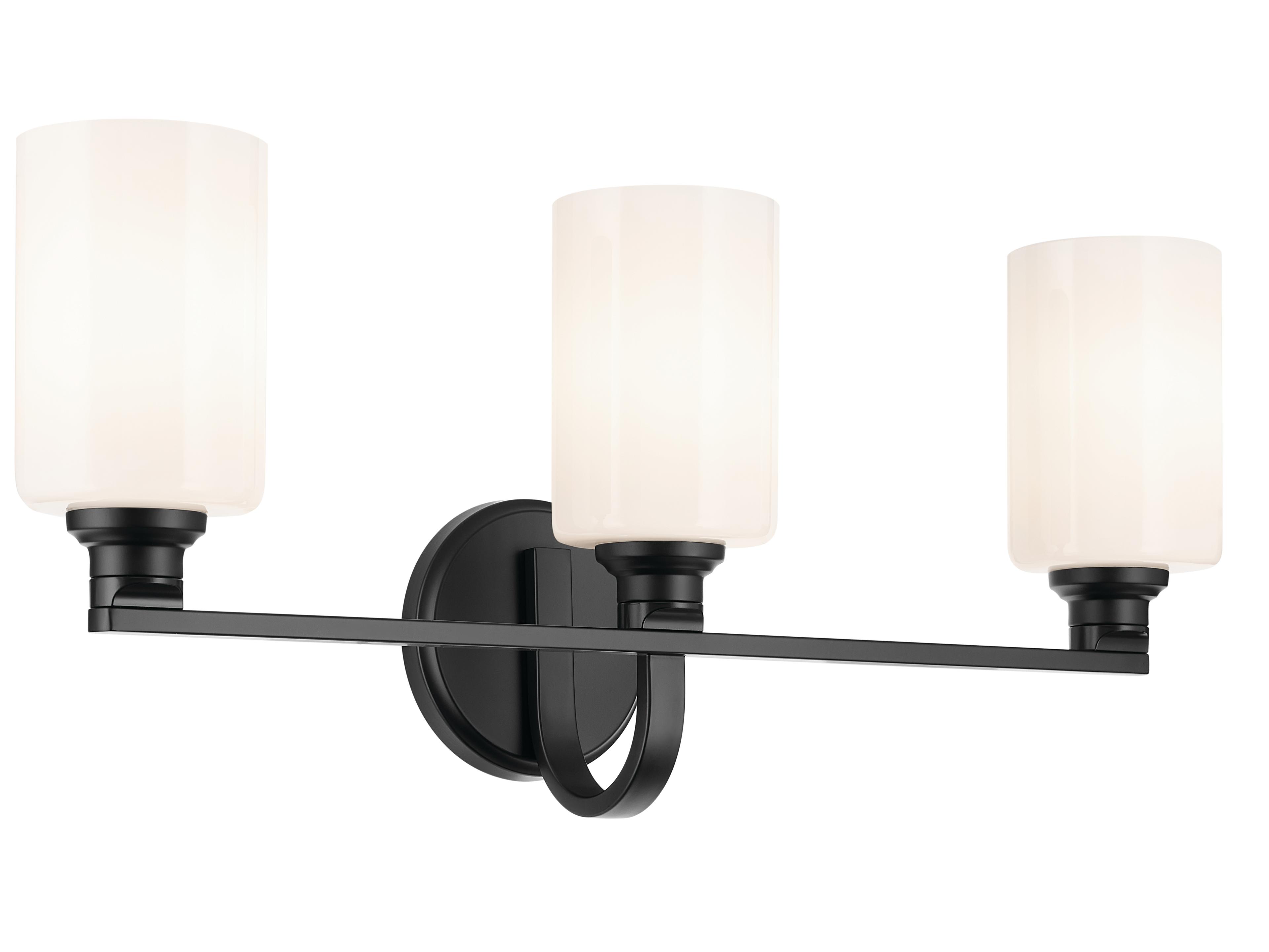 Kichler Gioe 3-Light Black Vanity Light