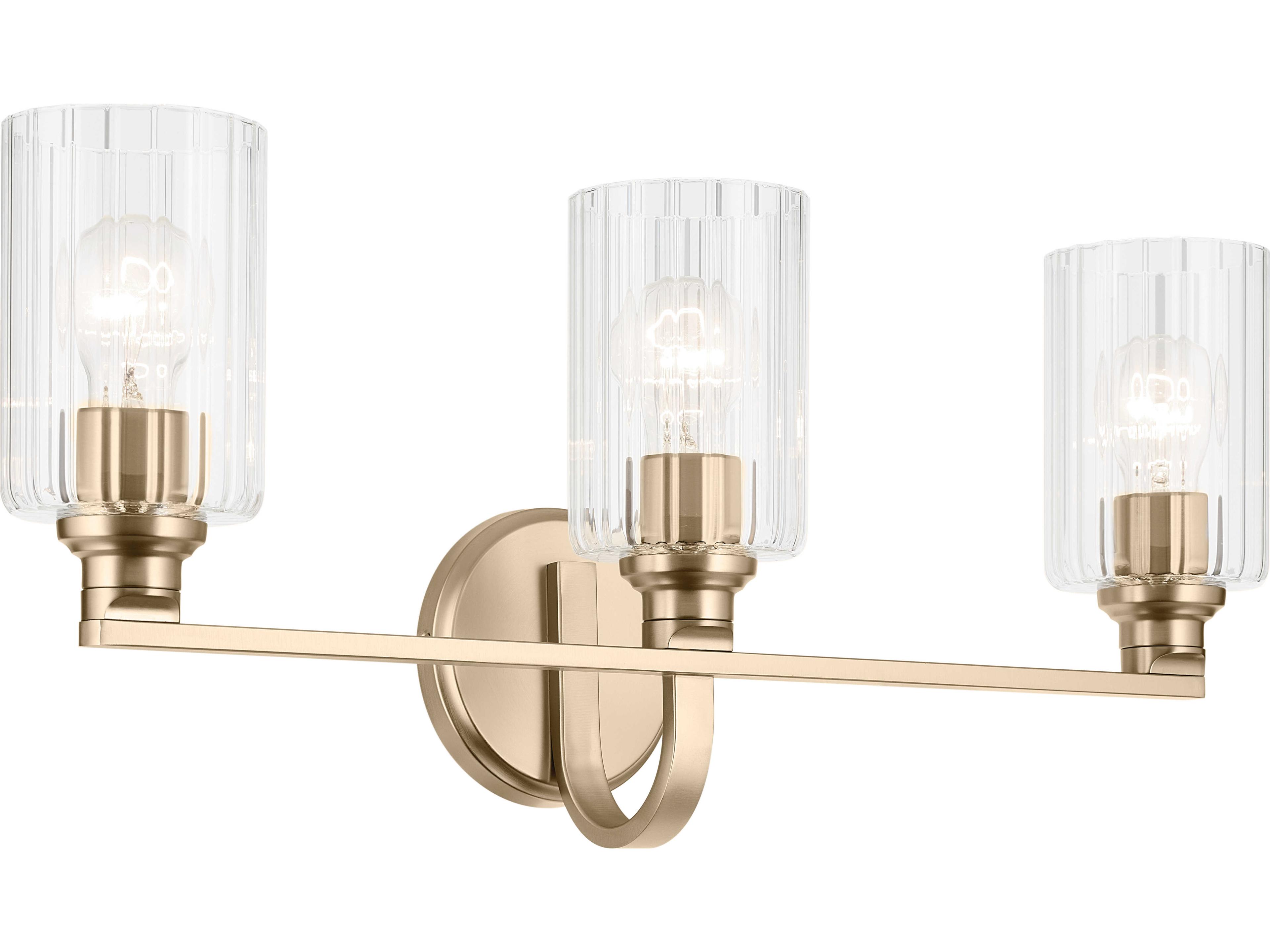 Kichler Gioe 3-Light Champagne Bronze Vanity Light