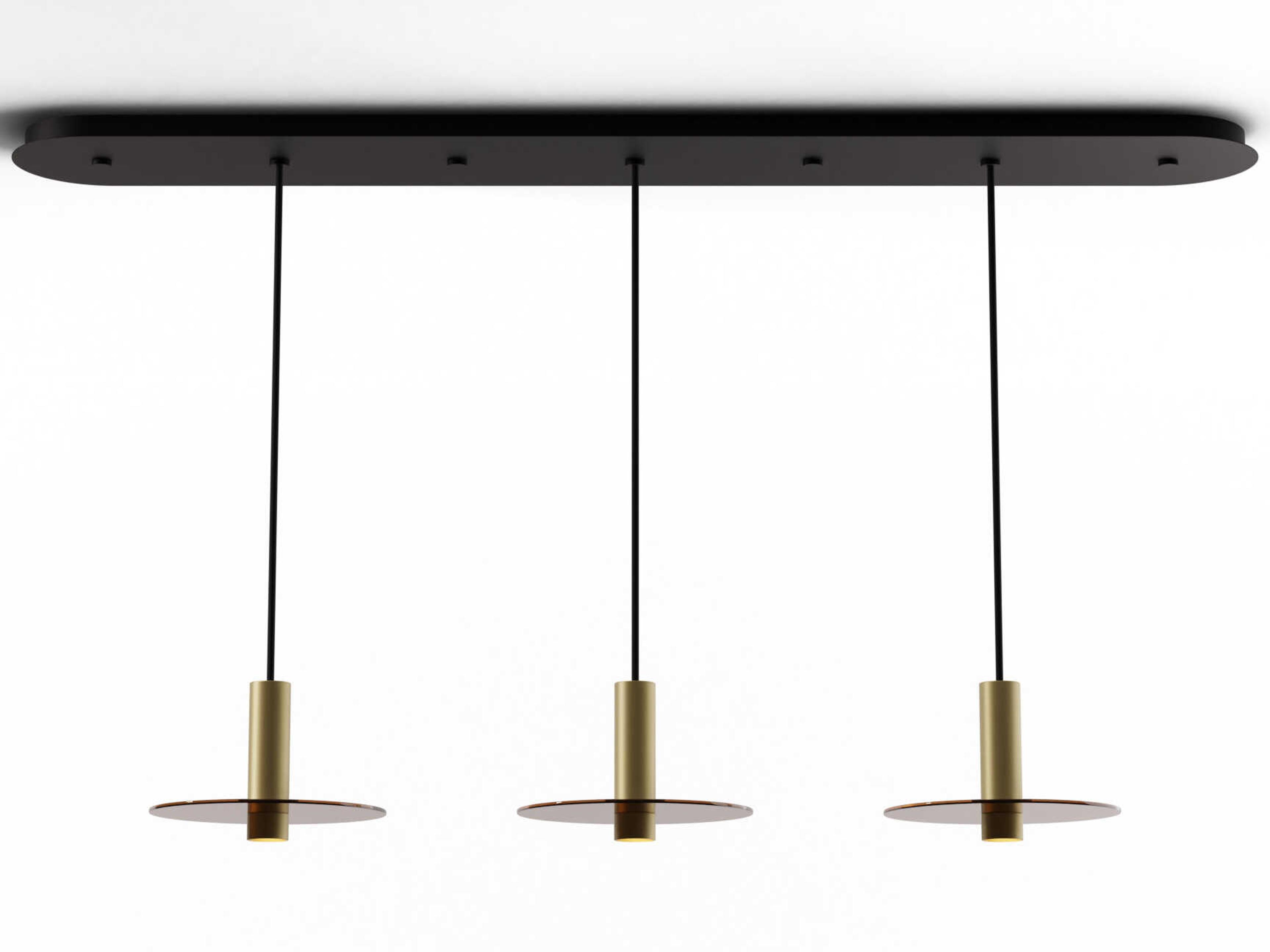 Koncept Combi Brass Linear Island Pendant