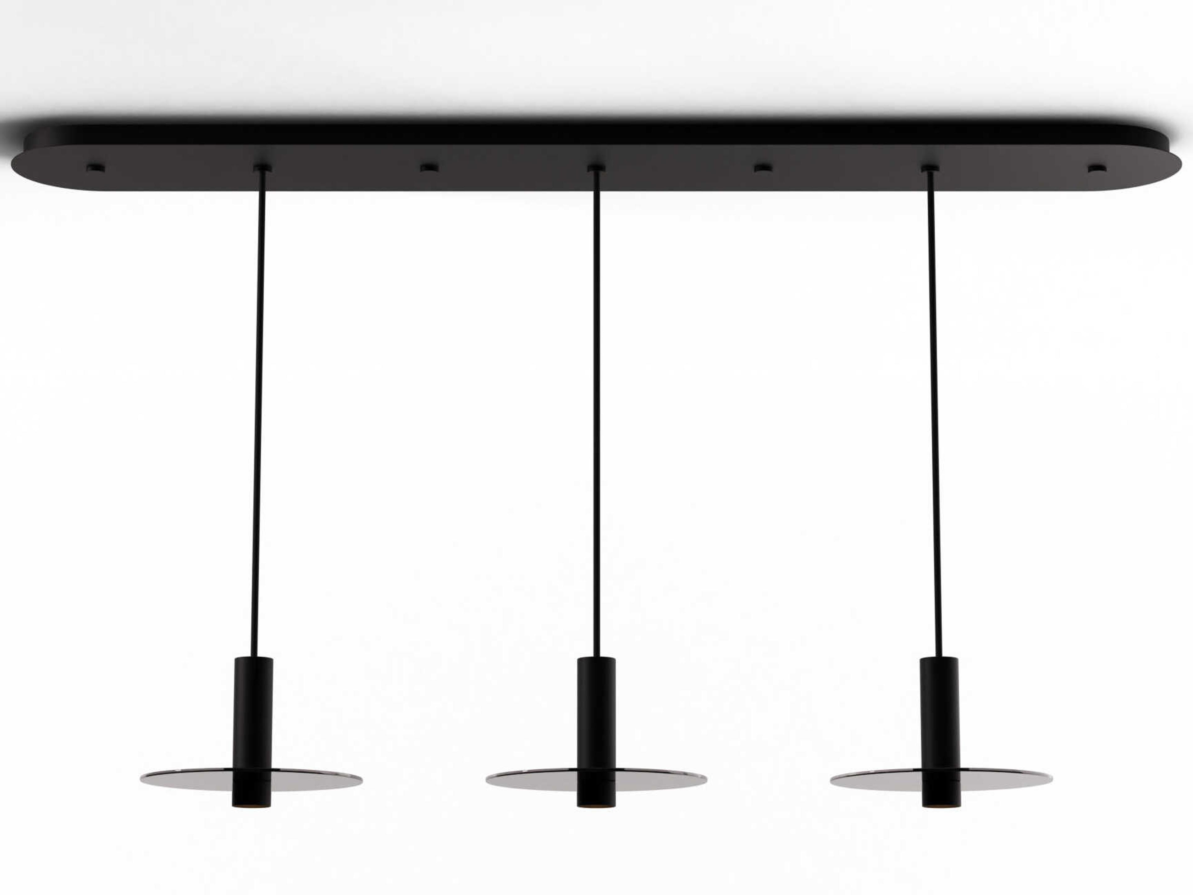 Koncept Combi Matte Black Linear Island Pendant