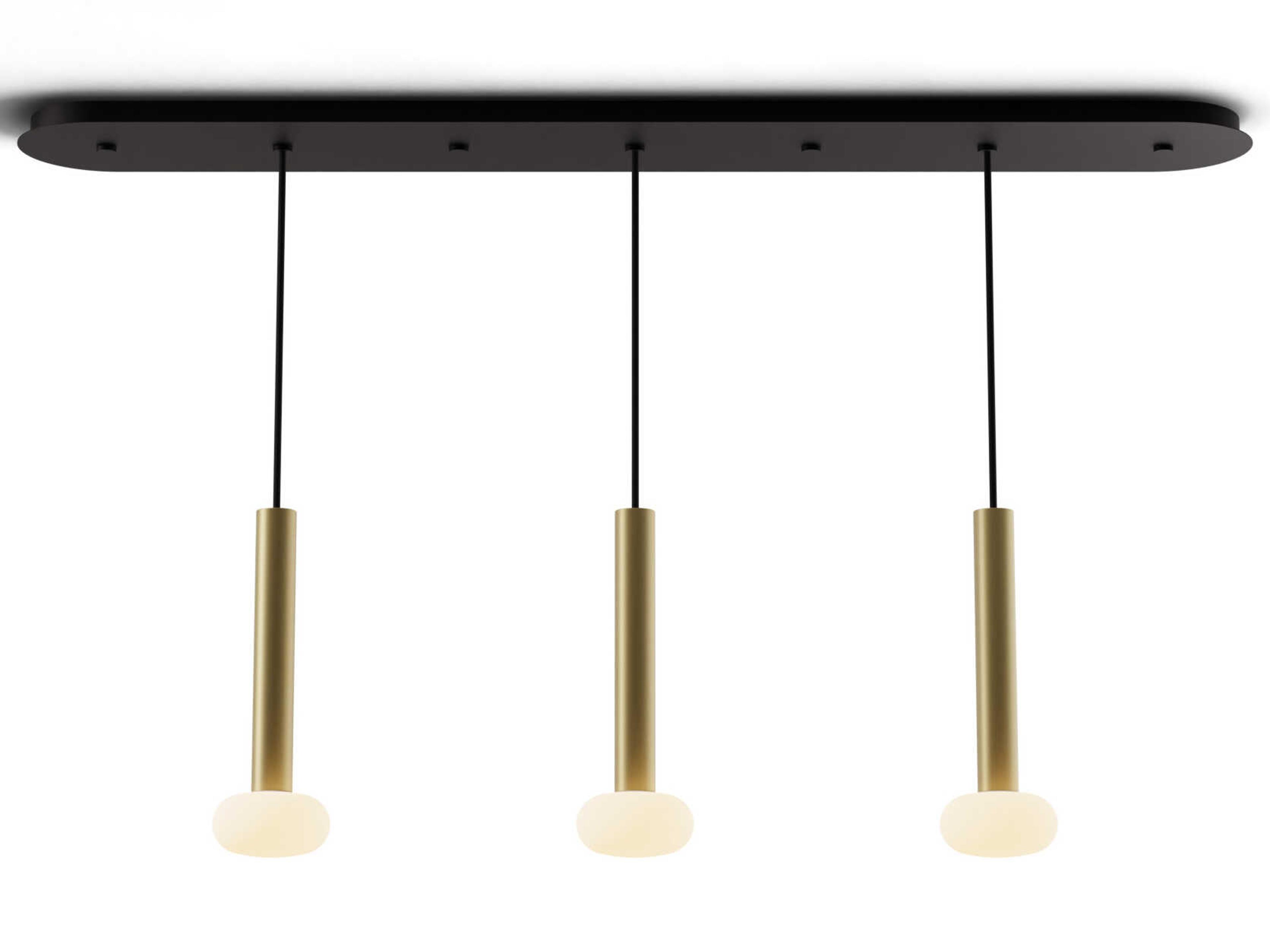 Koncept Combi Brass Linear Island Pendant