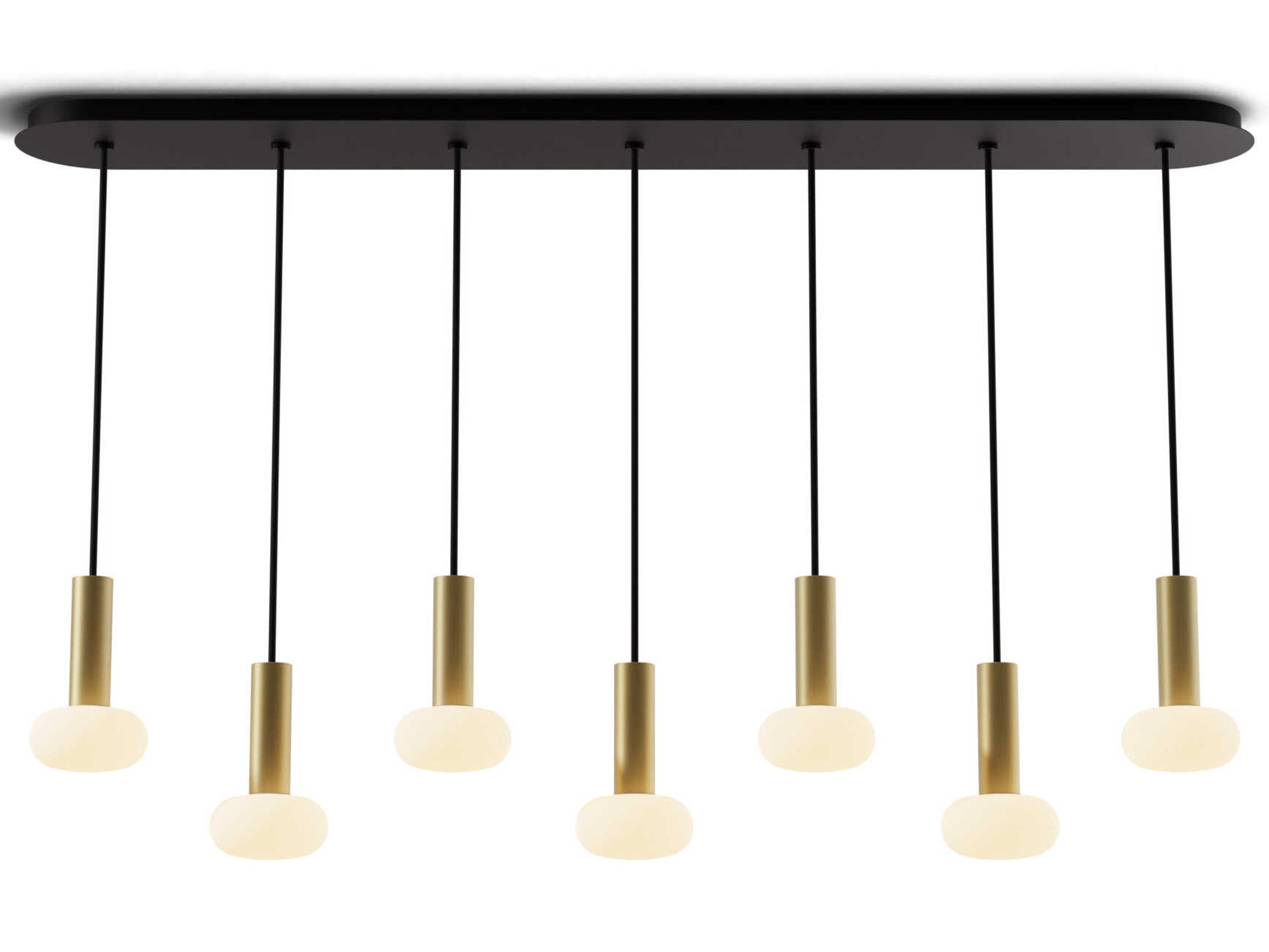 Koncept Combi Brass Linear Island Pendant