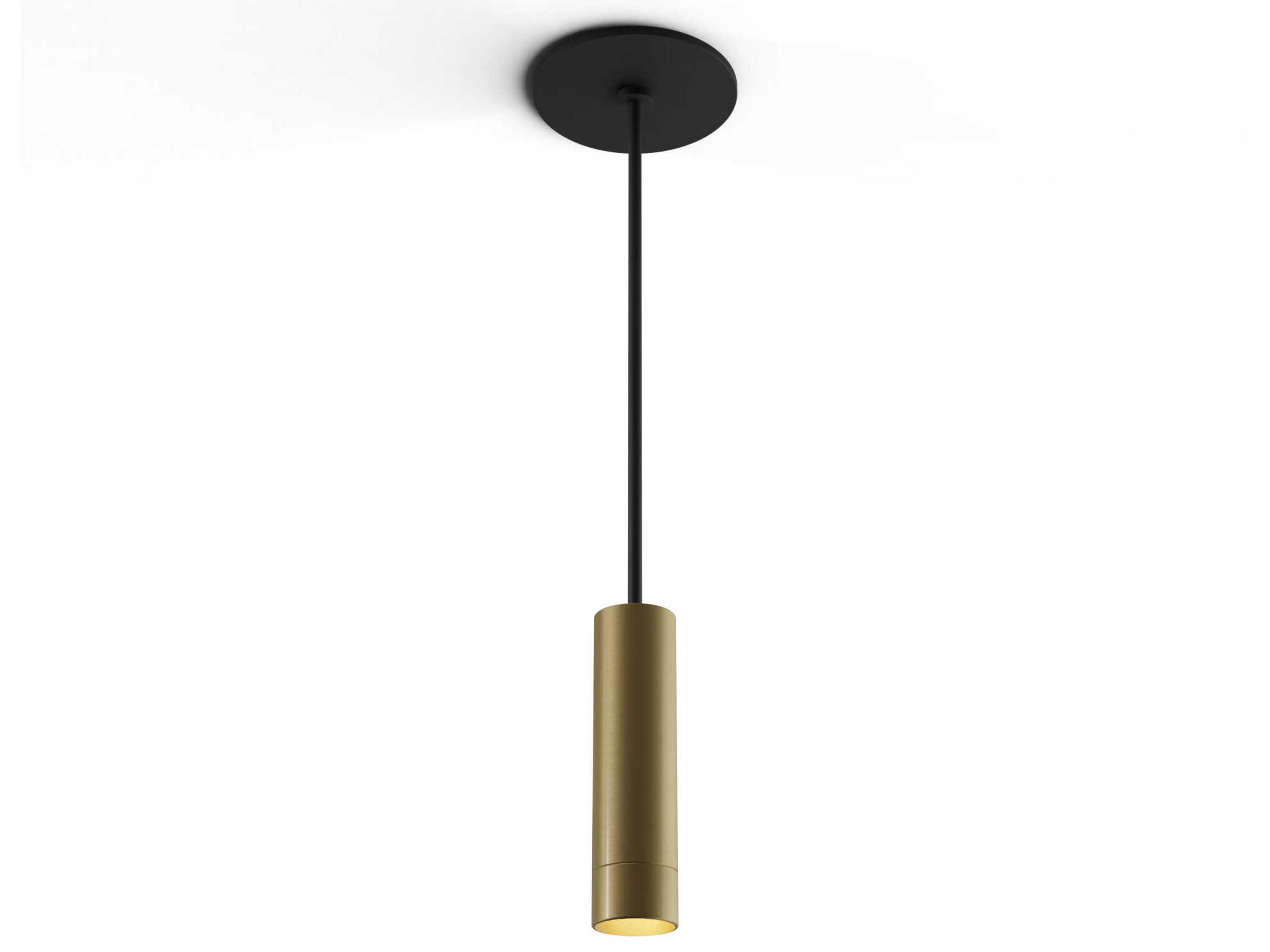 Koncept Combi Brass Cylinder Mini Pendant