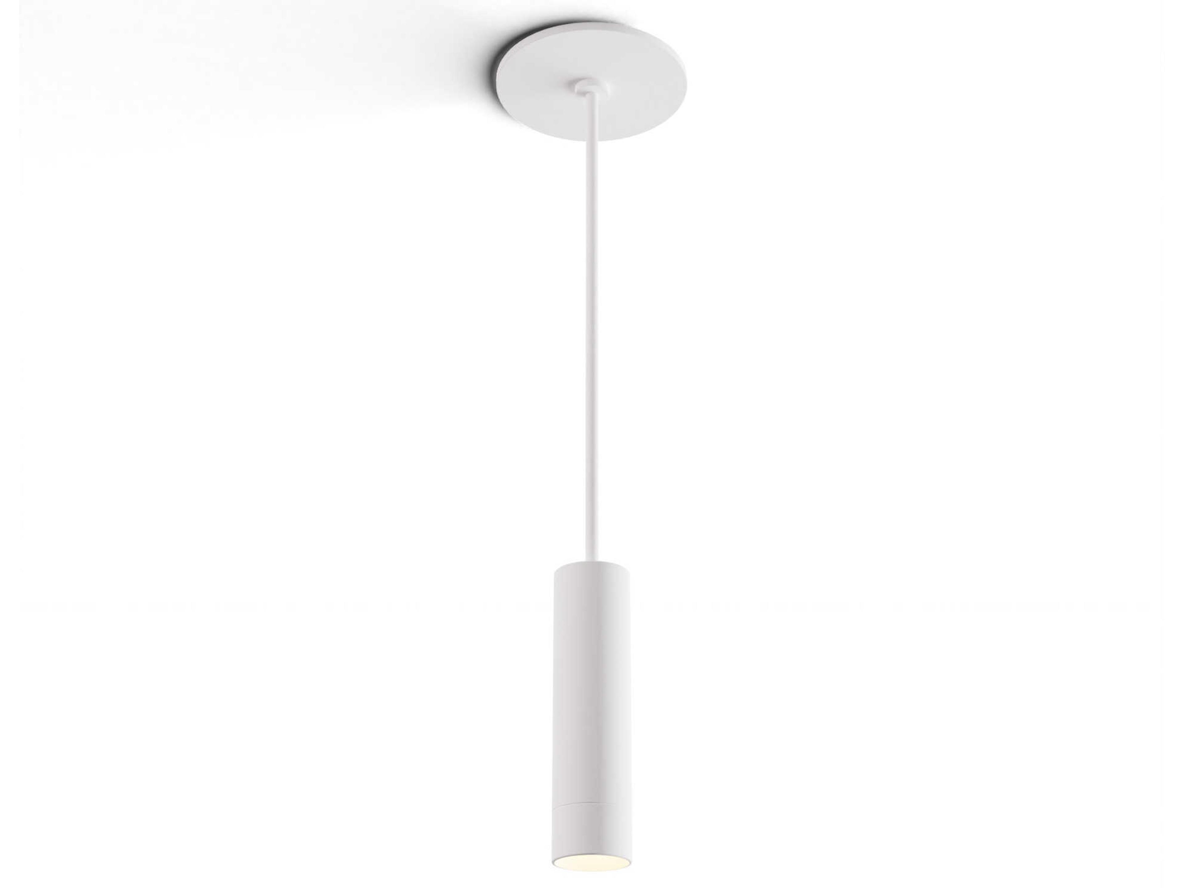 Koncept Combi Matte White Cylinder Mini Pendant