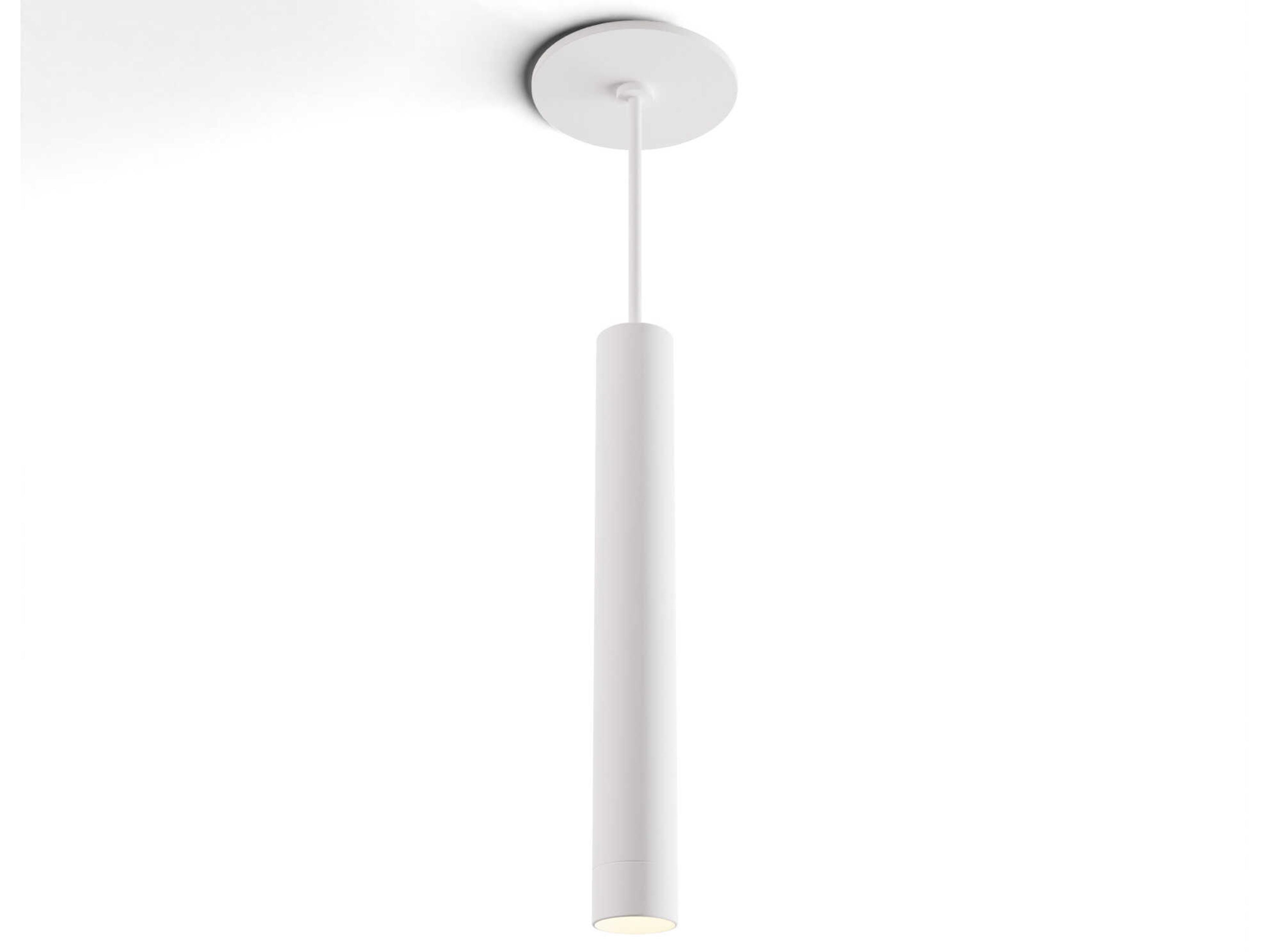 Koncept Combi Matte White Cylinder Mini Pendant