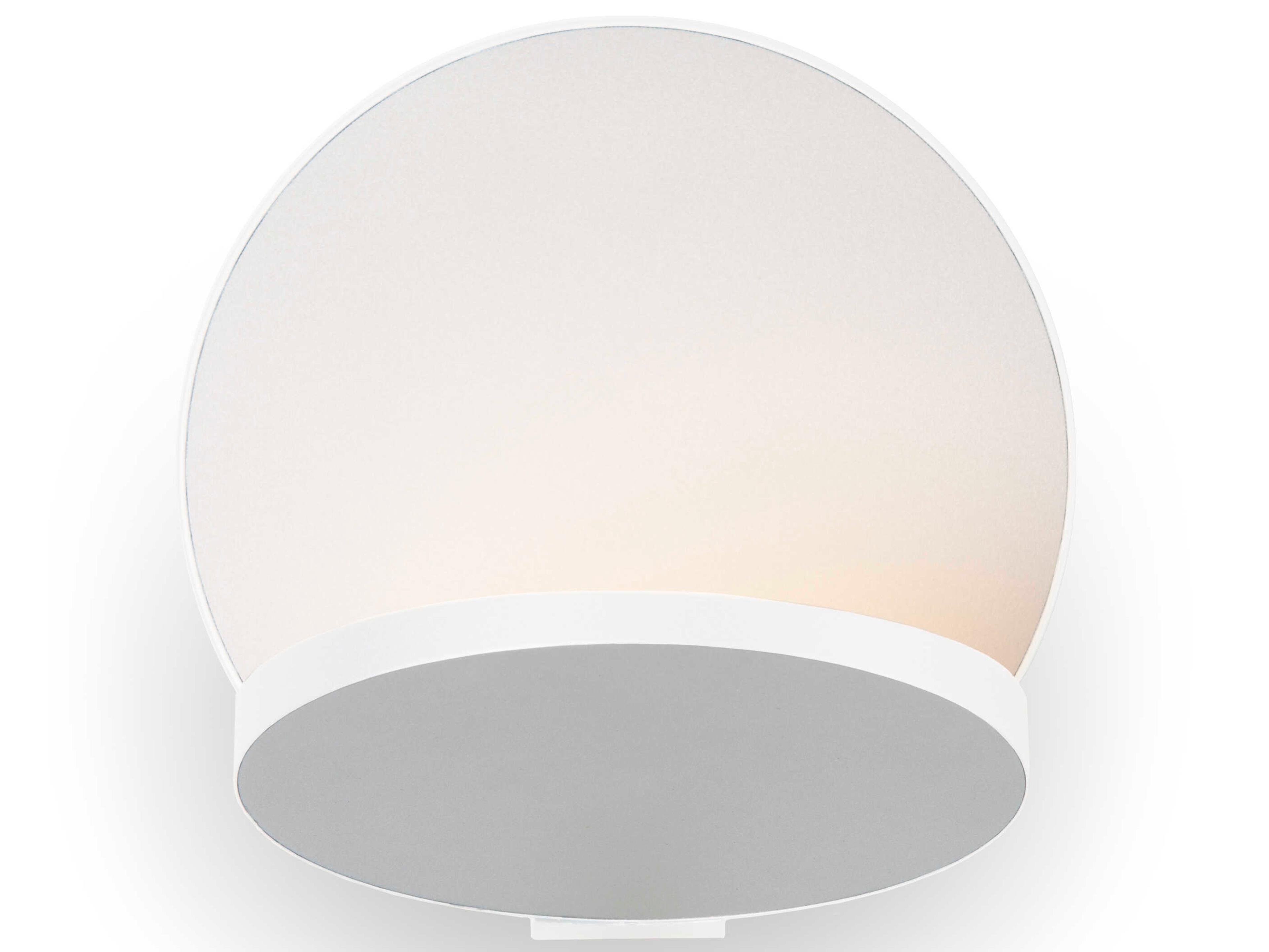 Gravy Matte White Silver Wall Sconce