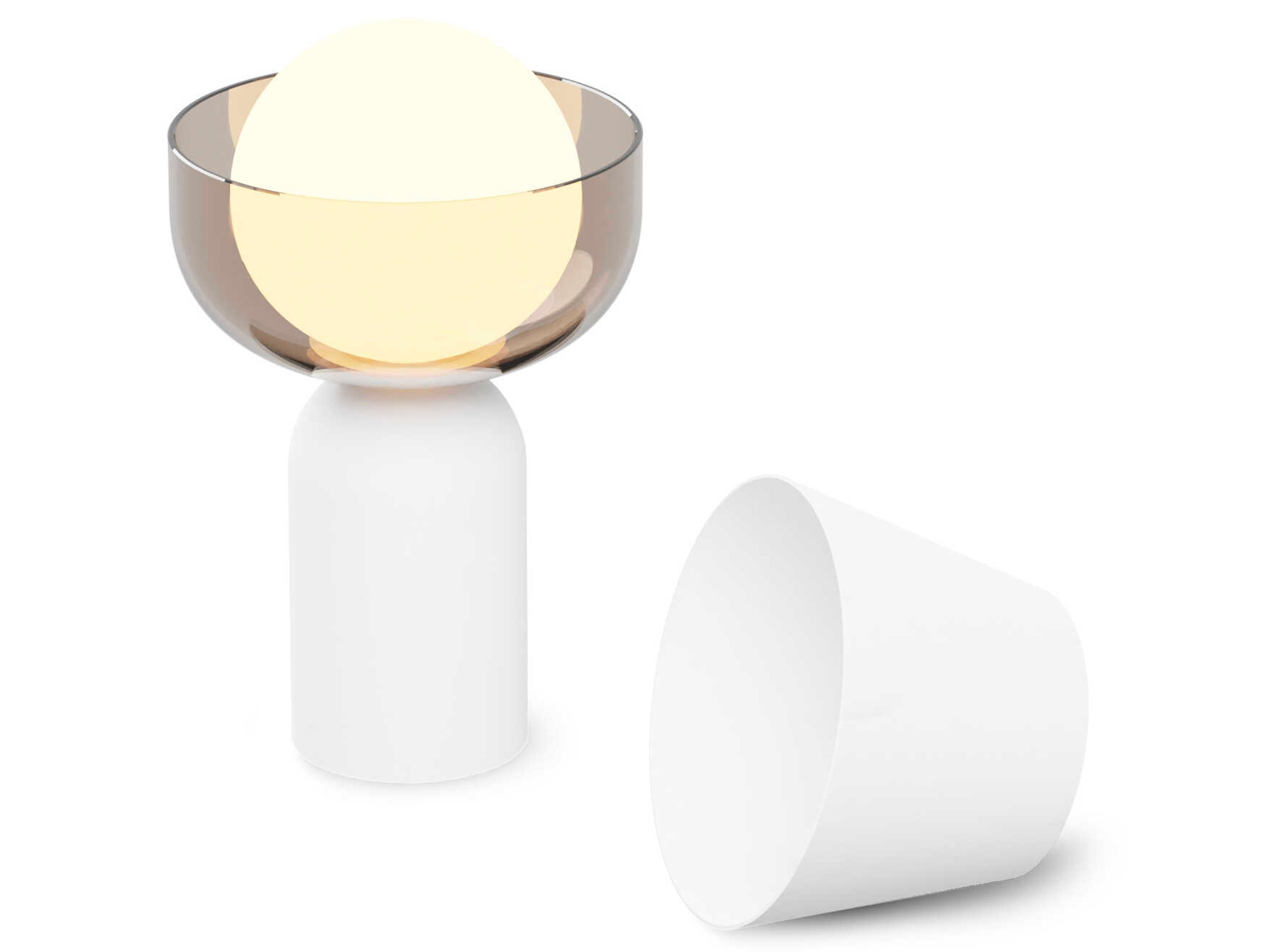 Guy Matte White Table Lamp