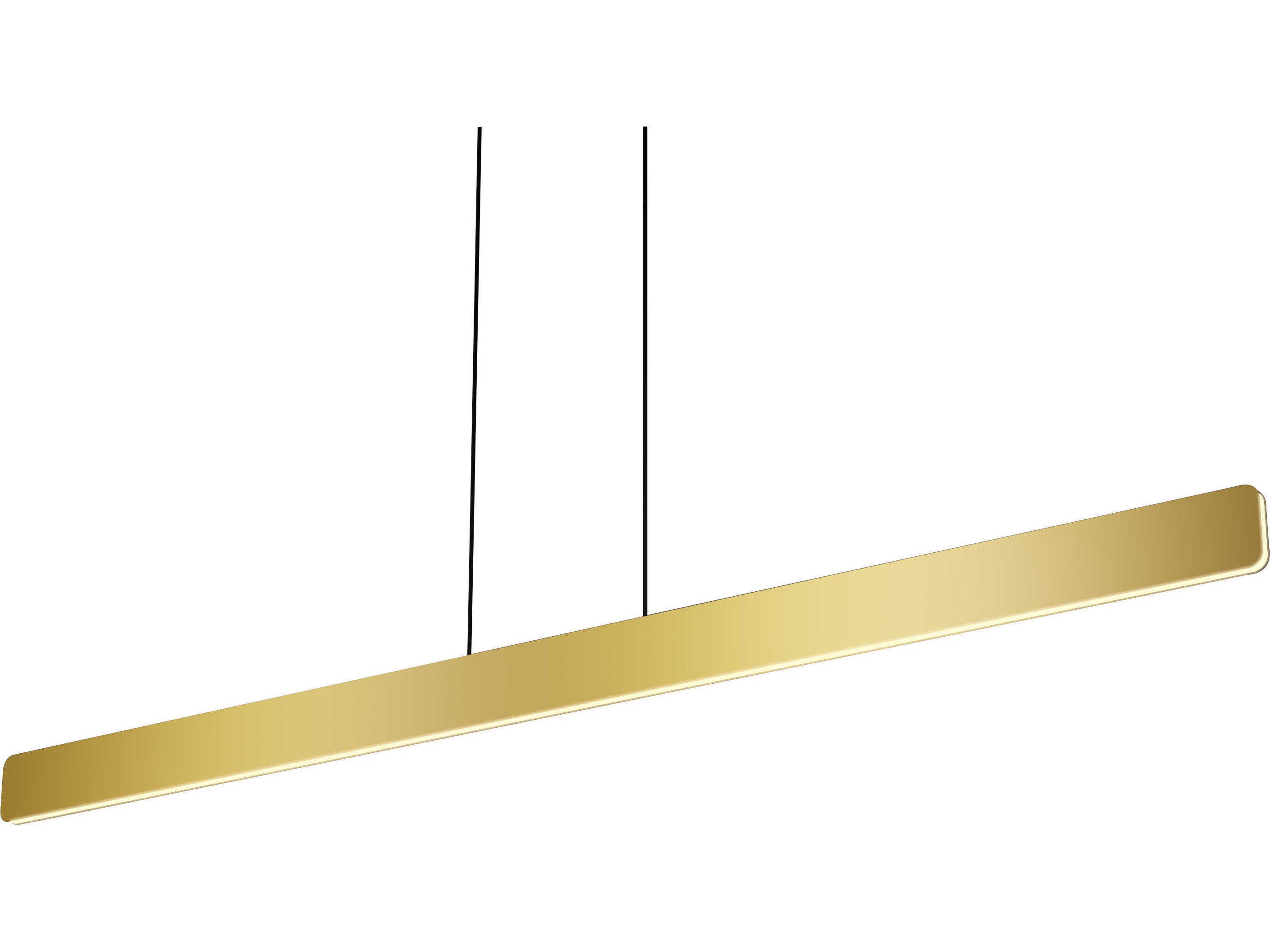 Koncept Sub Gold LED Linear Island Pendant