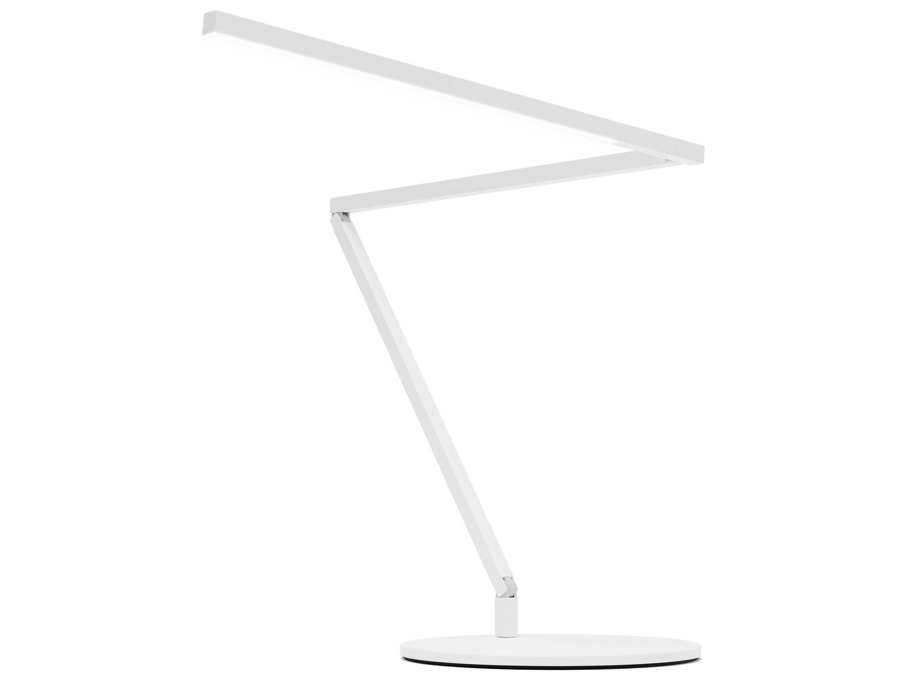 Koncept Z-bar Matte White Desk Lamp