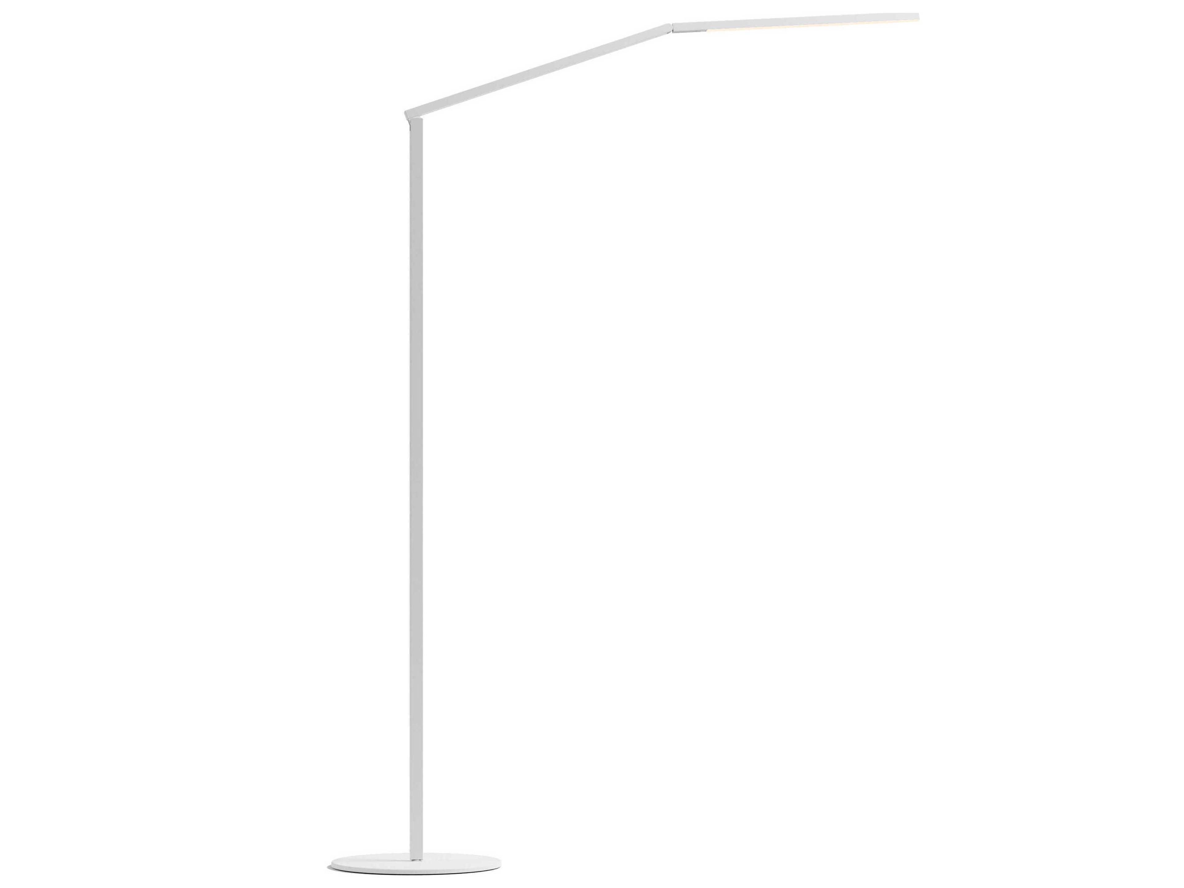 Koncept Z-bar Matte White Floor Lamp