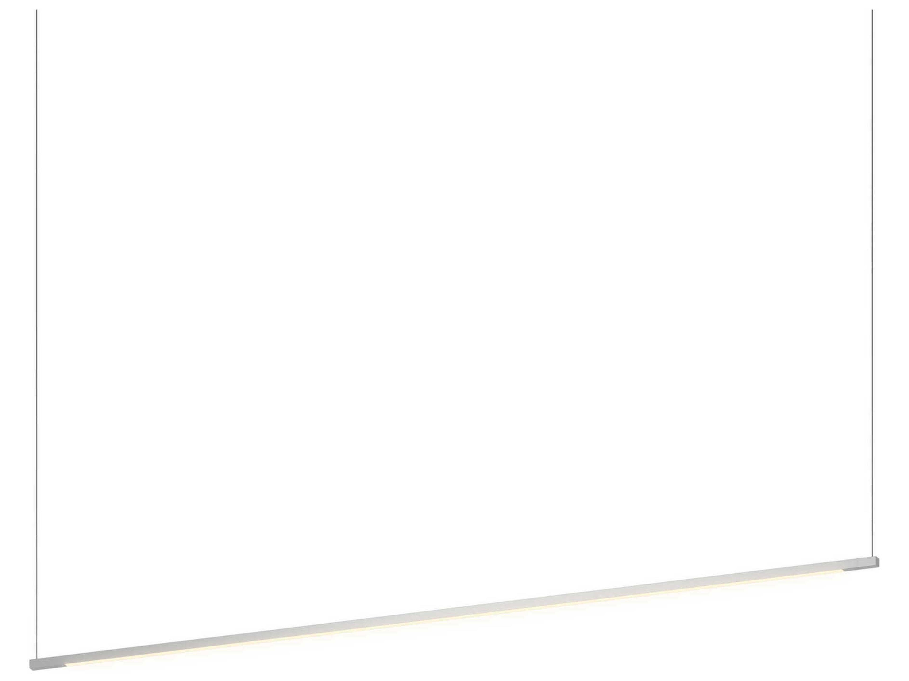 Koncept Z-bar Silver LED Linear Island Pendant