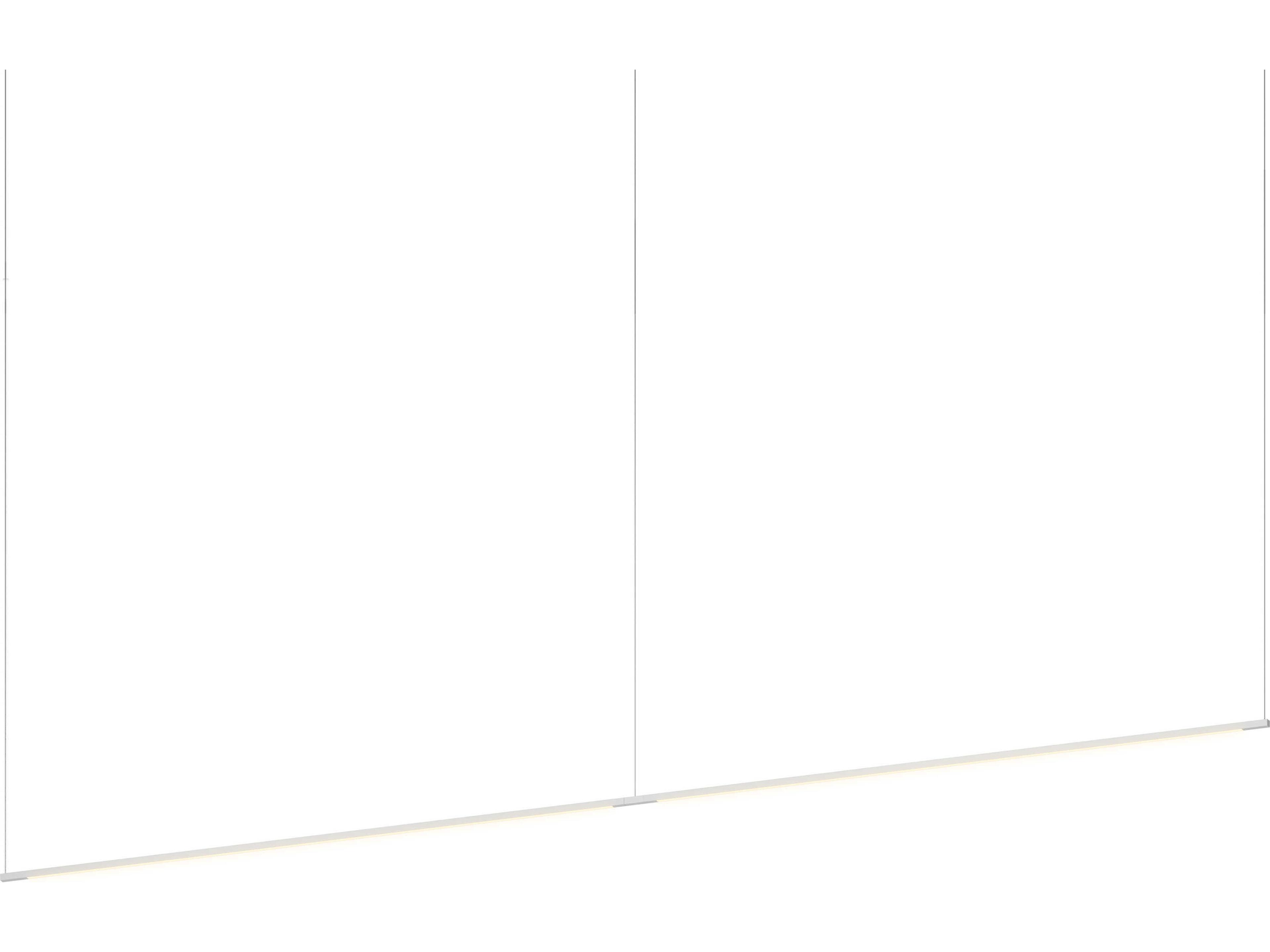 Koncept Z-bar Silver LED Linear Island Pendant