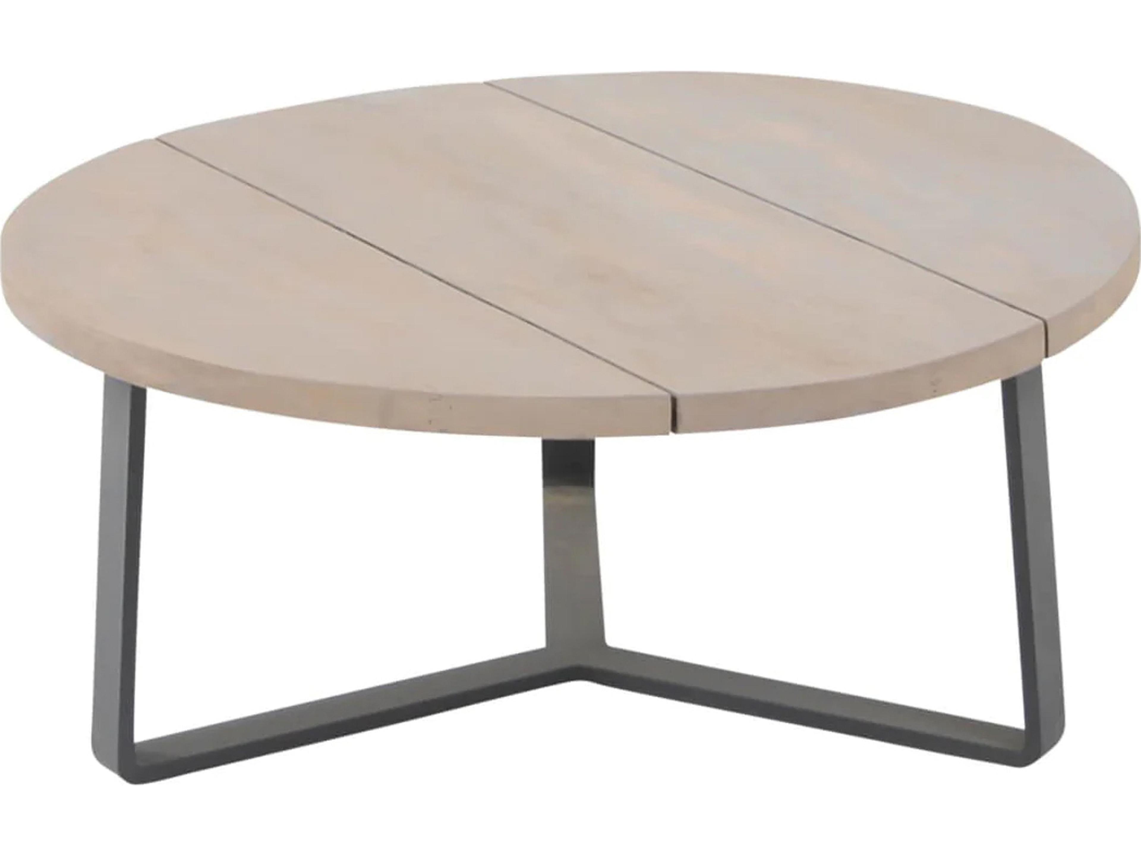 Kettler Amazon Closeout Aluminum Dia Round Patio Coffee Table with Poly Top