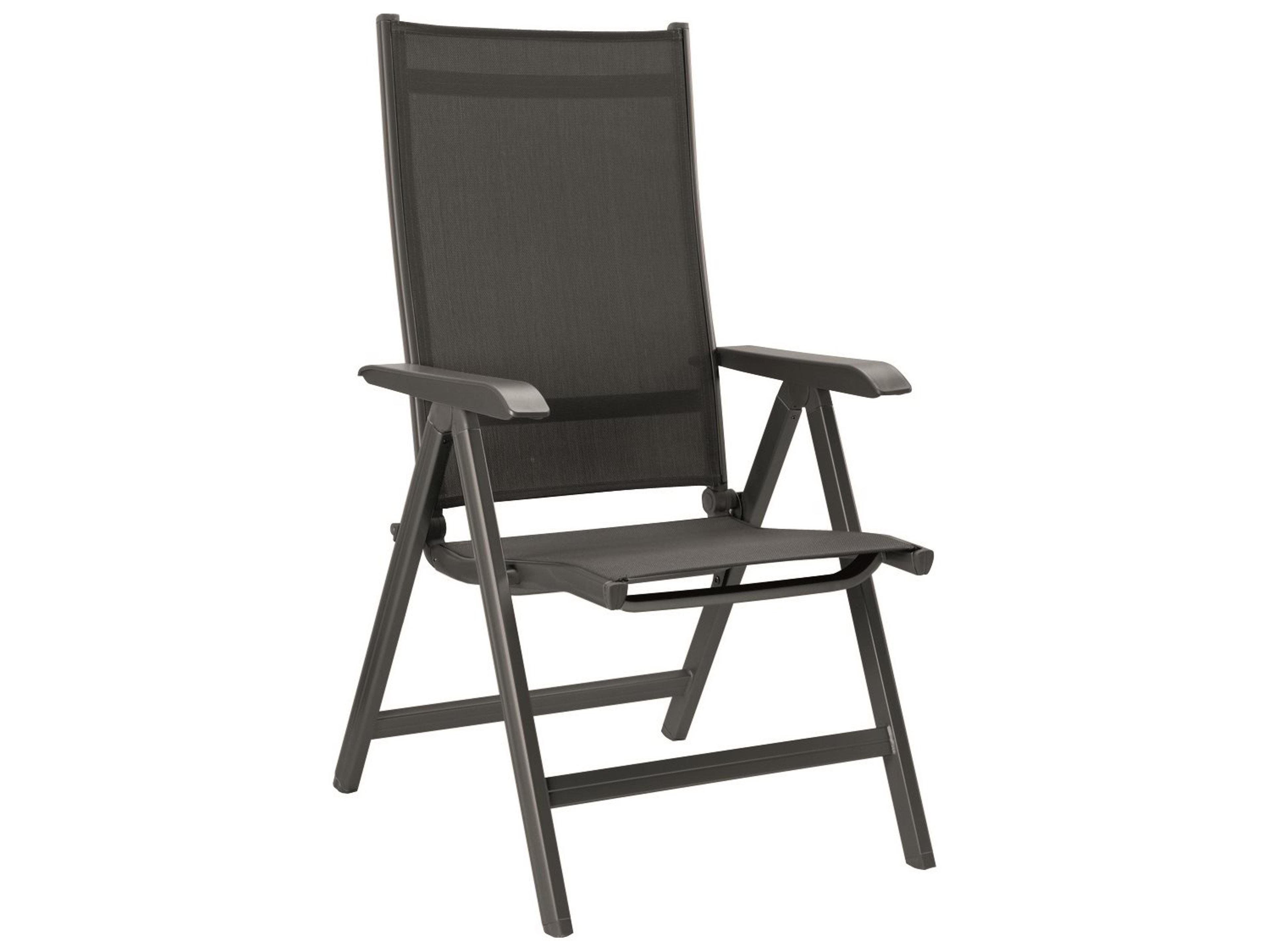 Kettler Basic Plus Aluminum Gray Multi-Position Patio Lounge Chair