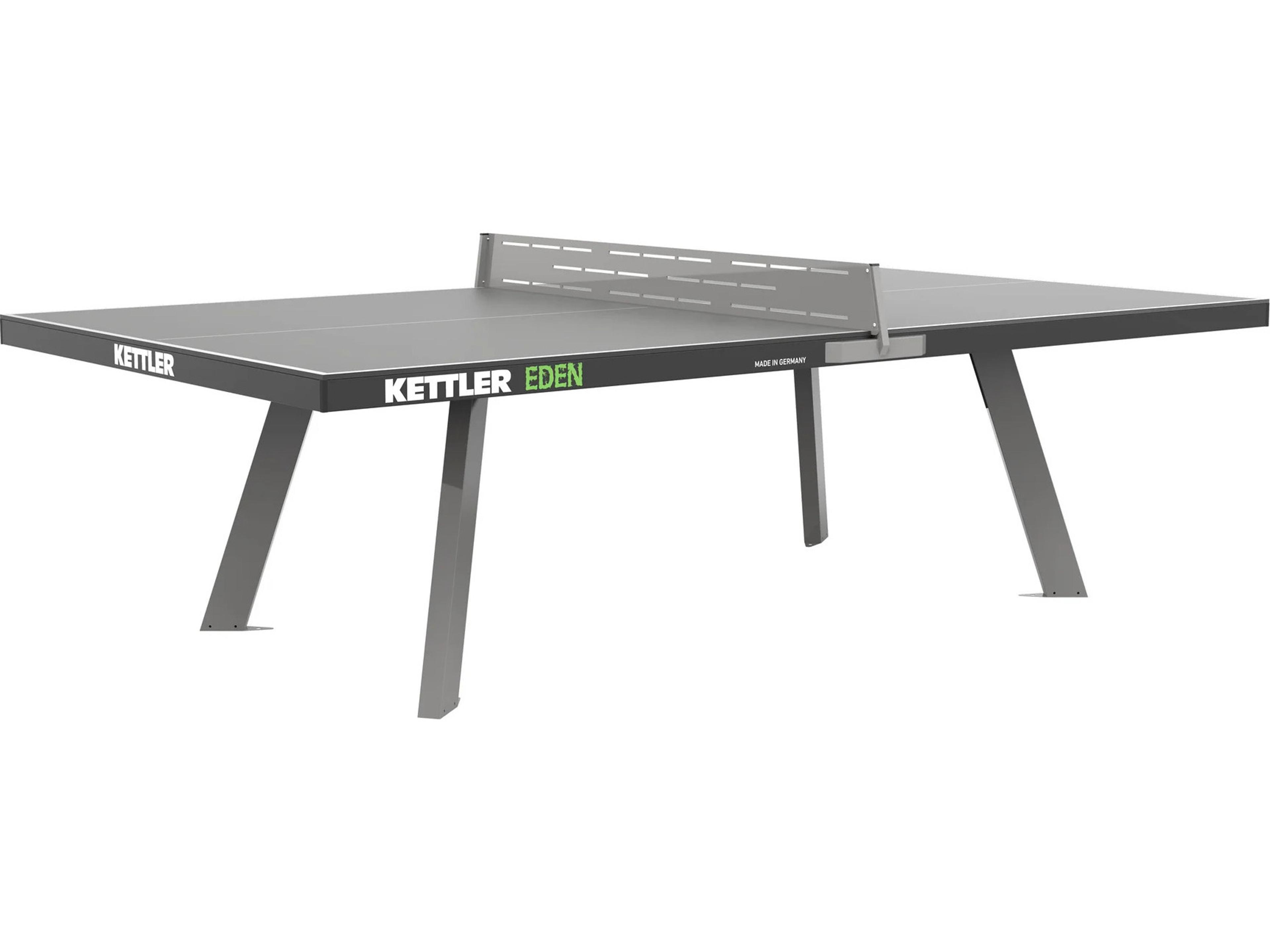 Kettler Eden Outdoor Grey Stationary Table Tennis Table