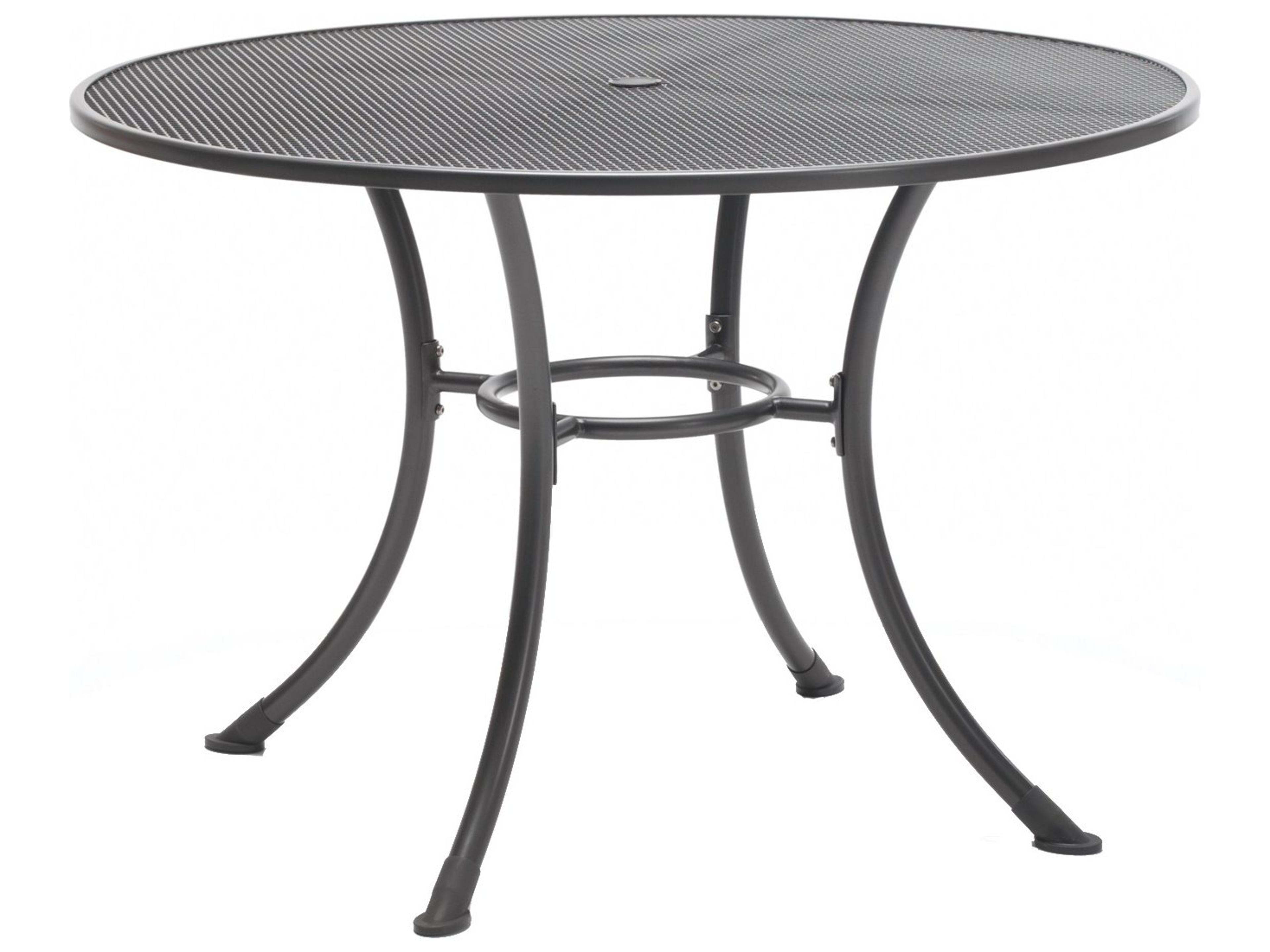 Kettler Caredo Wrought Iron Gray 5 Piece Outdoor Patio Dining Set - 42" Table