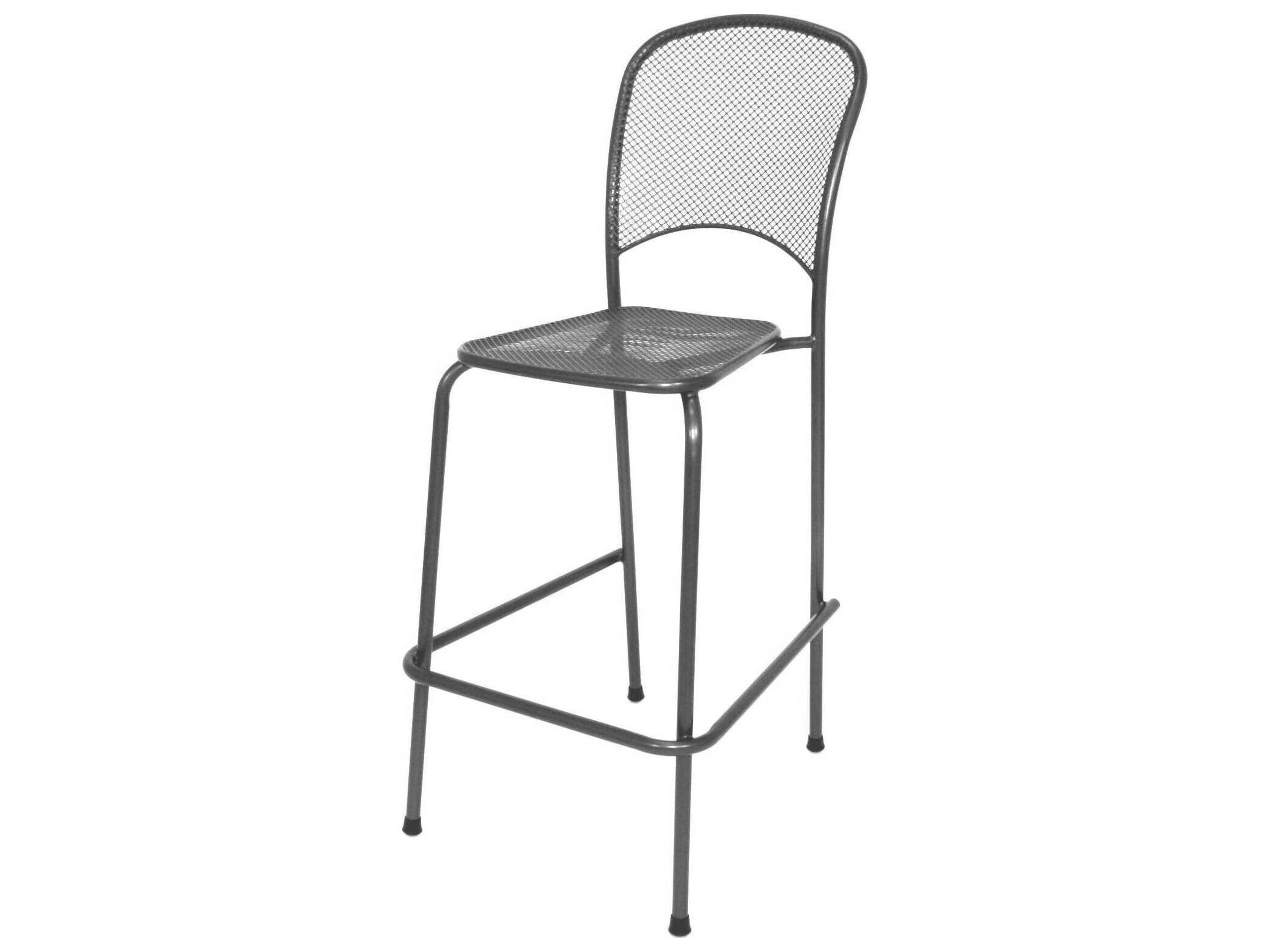 Kettler Carlo Wrought Iron Outdoor Bar Stool