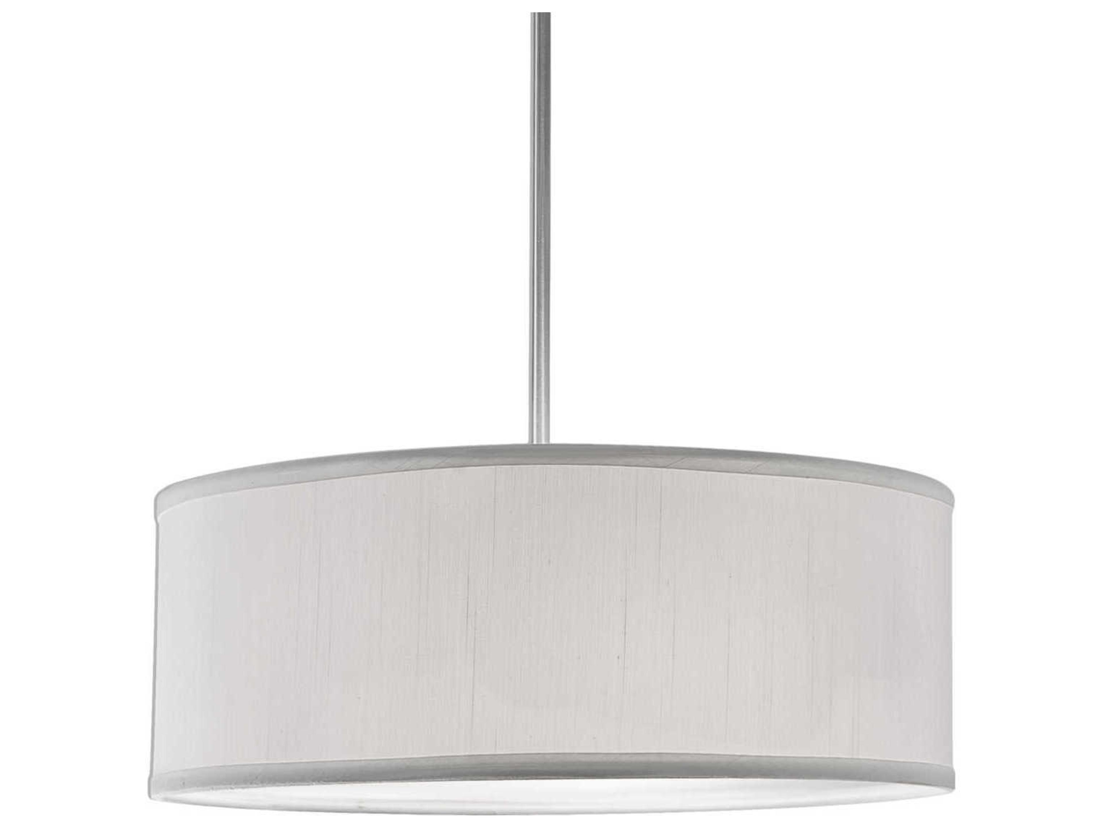 Kuzco Lighting Gregory 3-Light White Drum Pendant