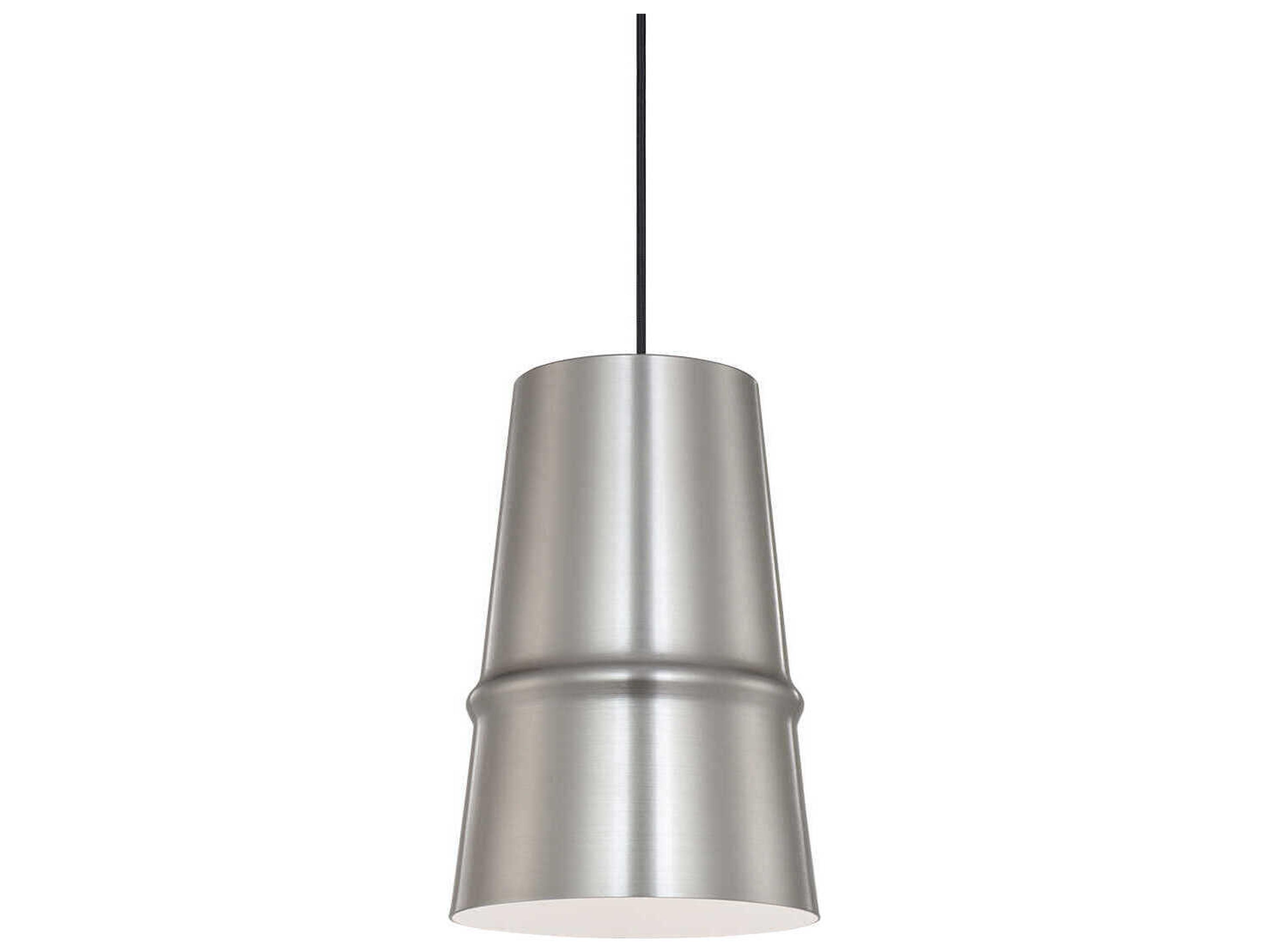 Kuzco Lighting Castor 1-Light Brushed Nickel Mini Pendant