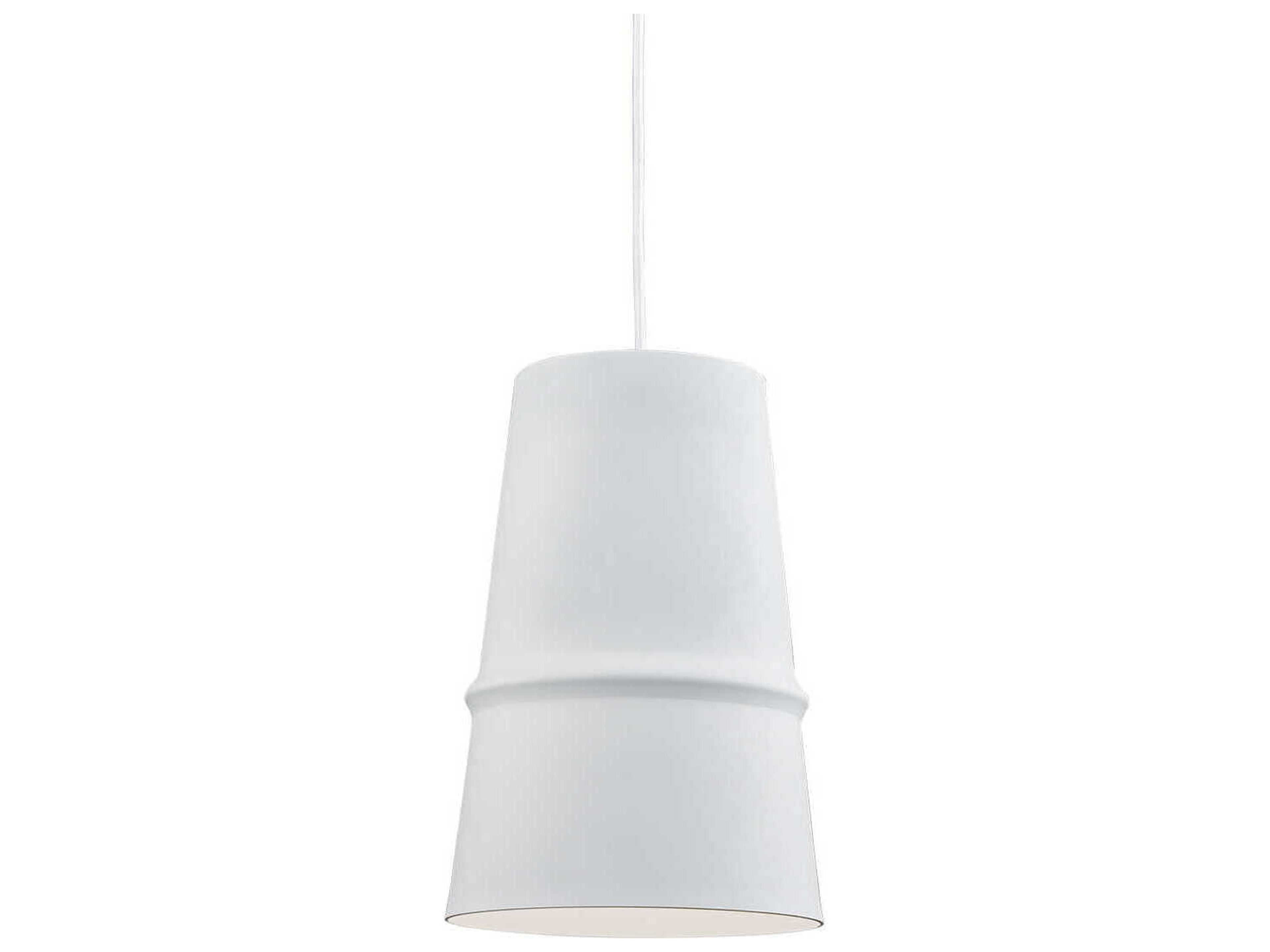 Kuzco Lighting Castor 1-Light White Mini Pendant