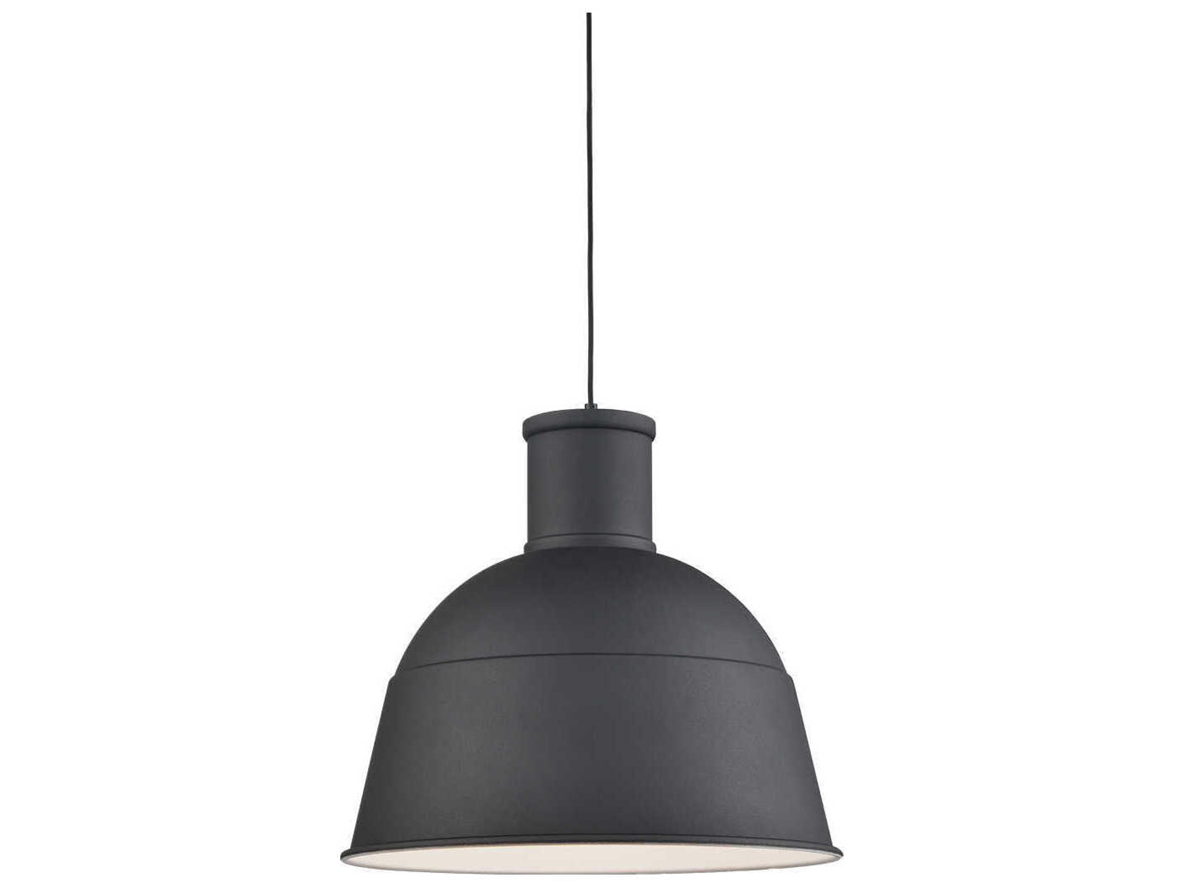 Kuzco Lighting Irving 1-Light Black Dome Pendant