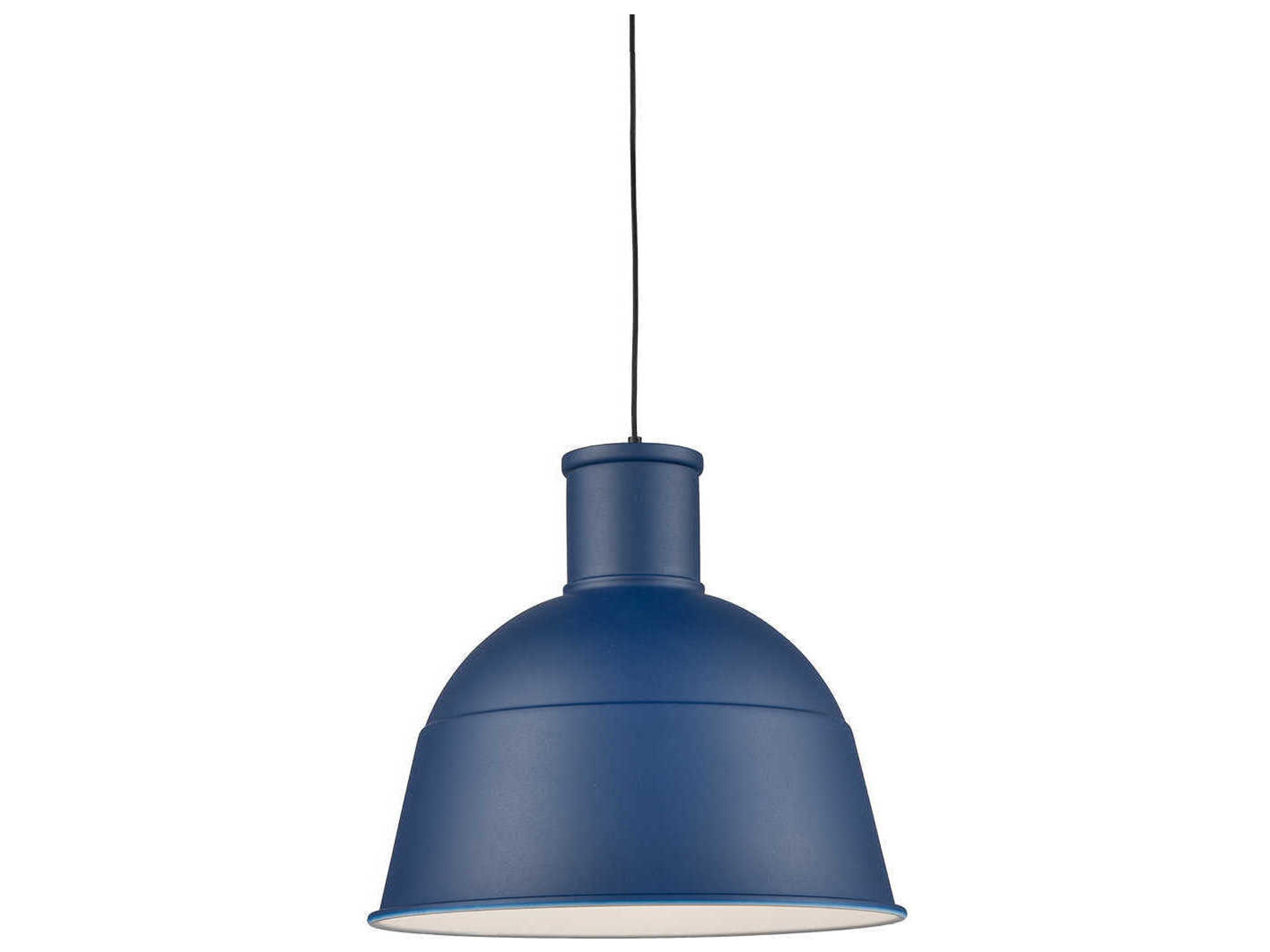 Kuzco Lighting Irving 1-Light Indigo Blue Dome Pendant