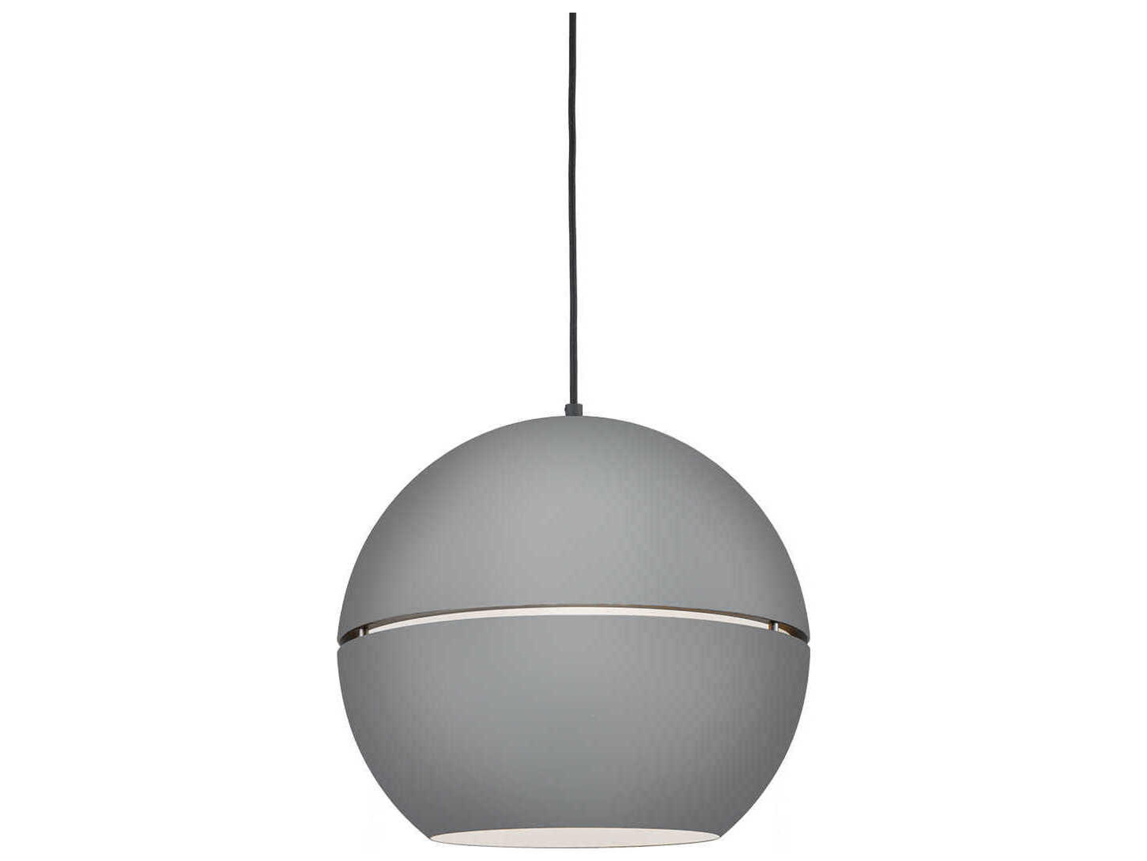 Kuzco Lighting Lucas 1-Light Gray Globe Pendant