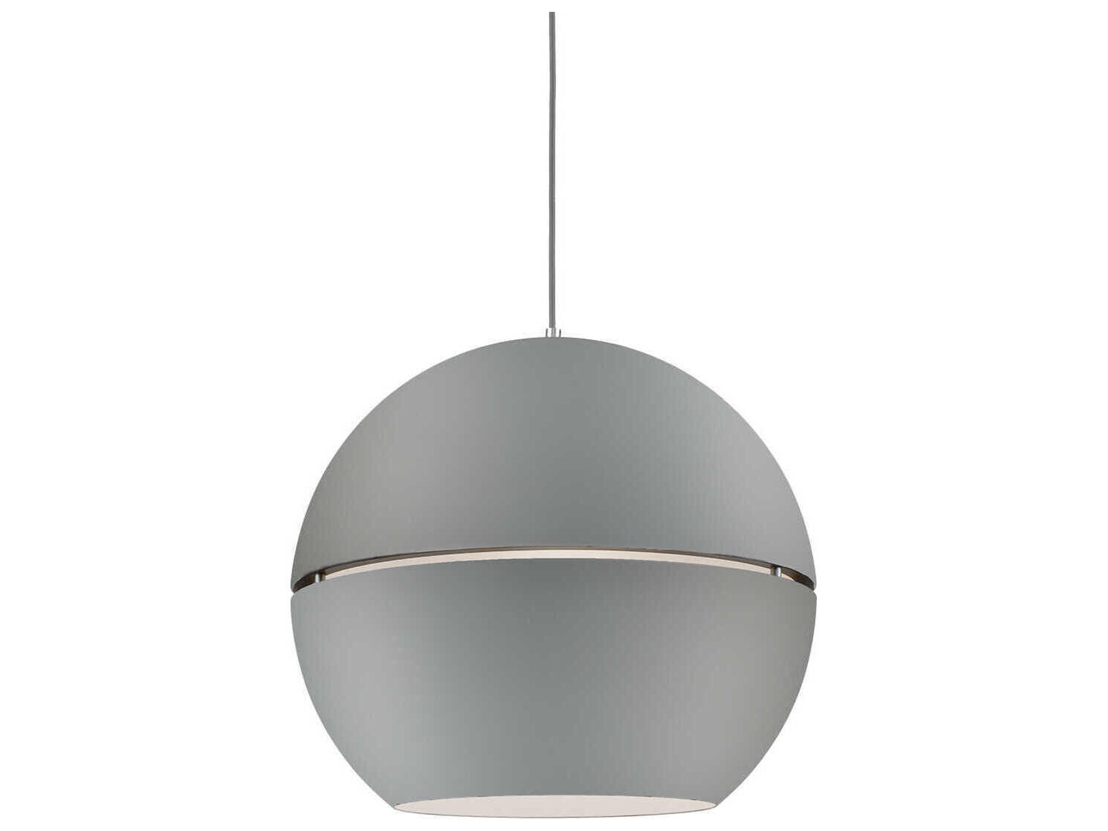 Kuzco Lighting Lucas 1-Light Gray Globe Pendant