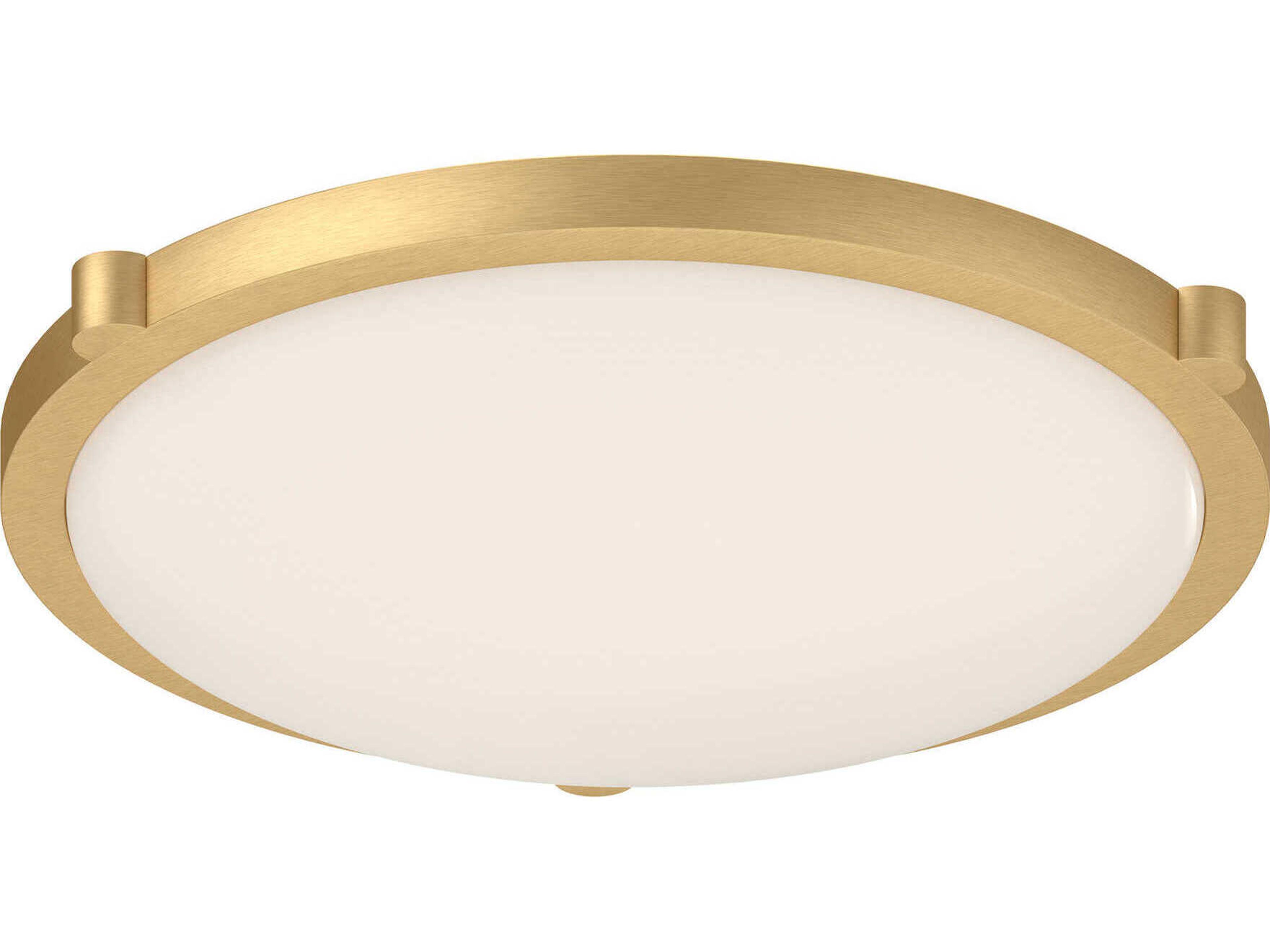 Kuzco Lighting Floyd Brushed Gold Round Flush Mount