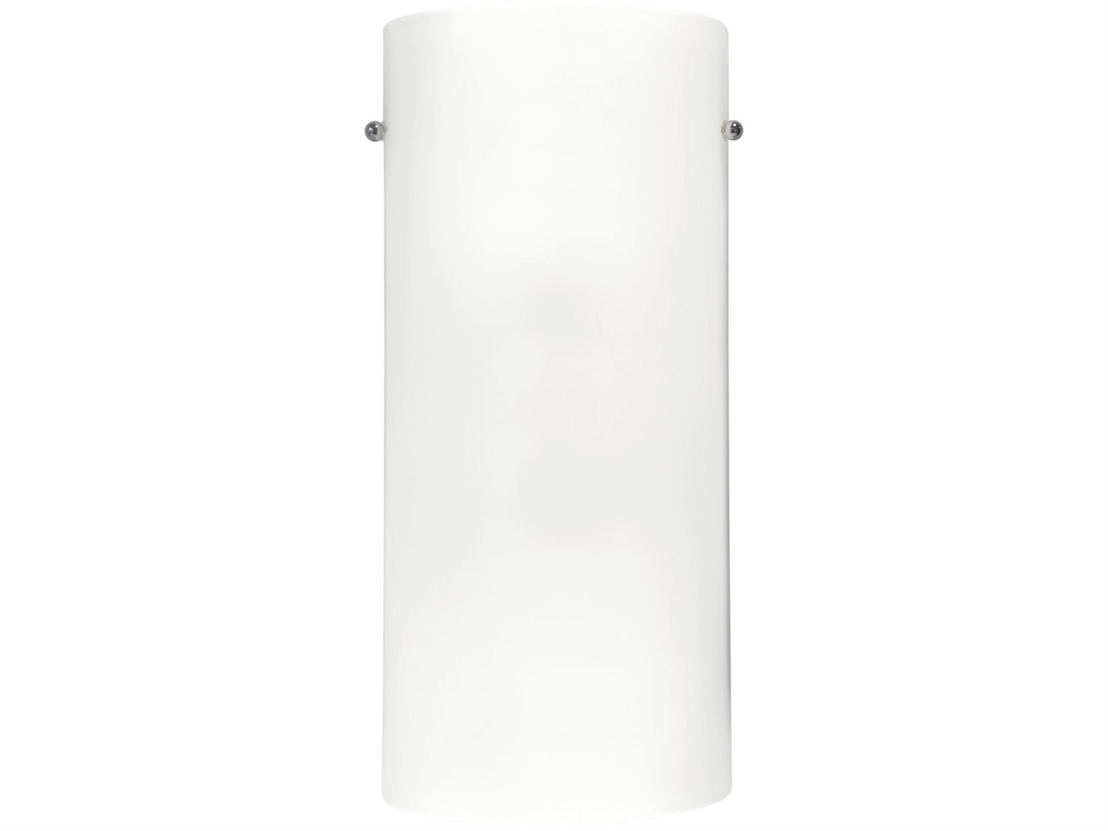 Kuzco Lighting Hudson 2-Light Opal Glass Nickel Wall Sconce