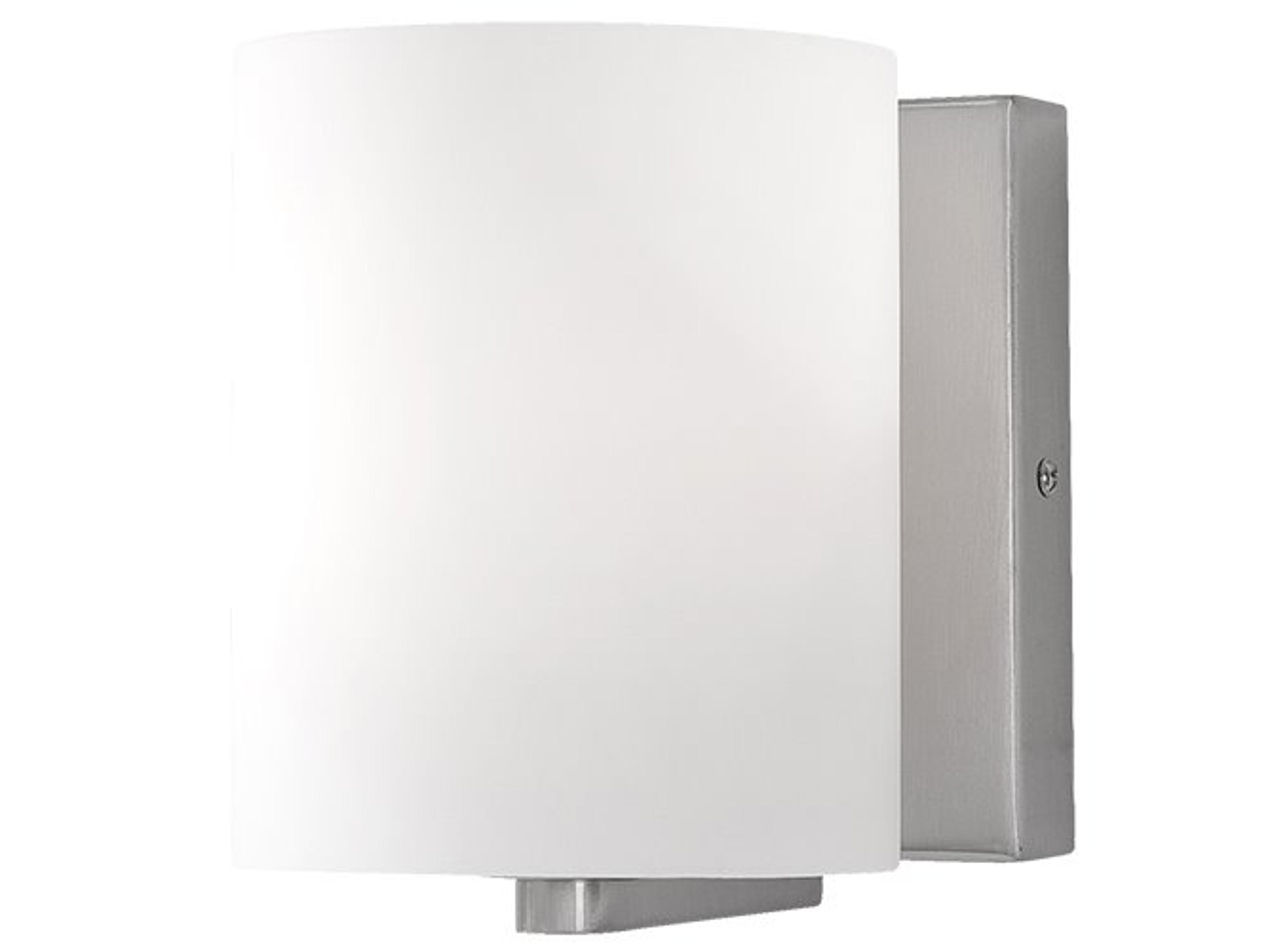 Kuzco Lighting Bridgewater 1-Light Brushed Nickel Wall Sconce