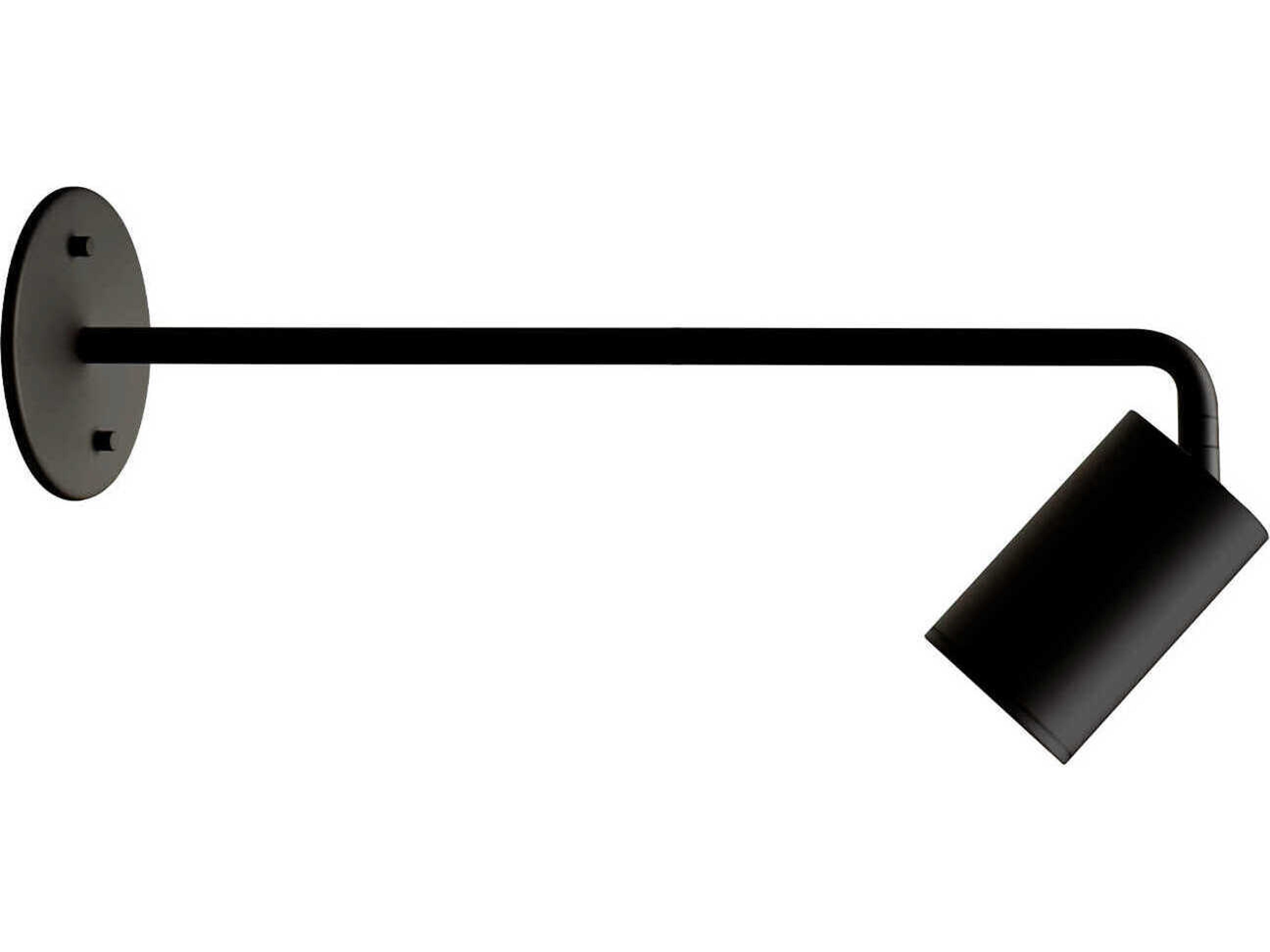 Kuzco Lighting Barclay 1-Light Black Swing Wall Sconce