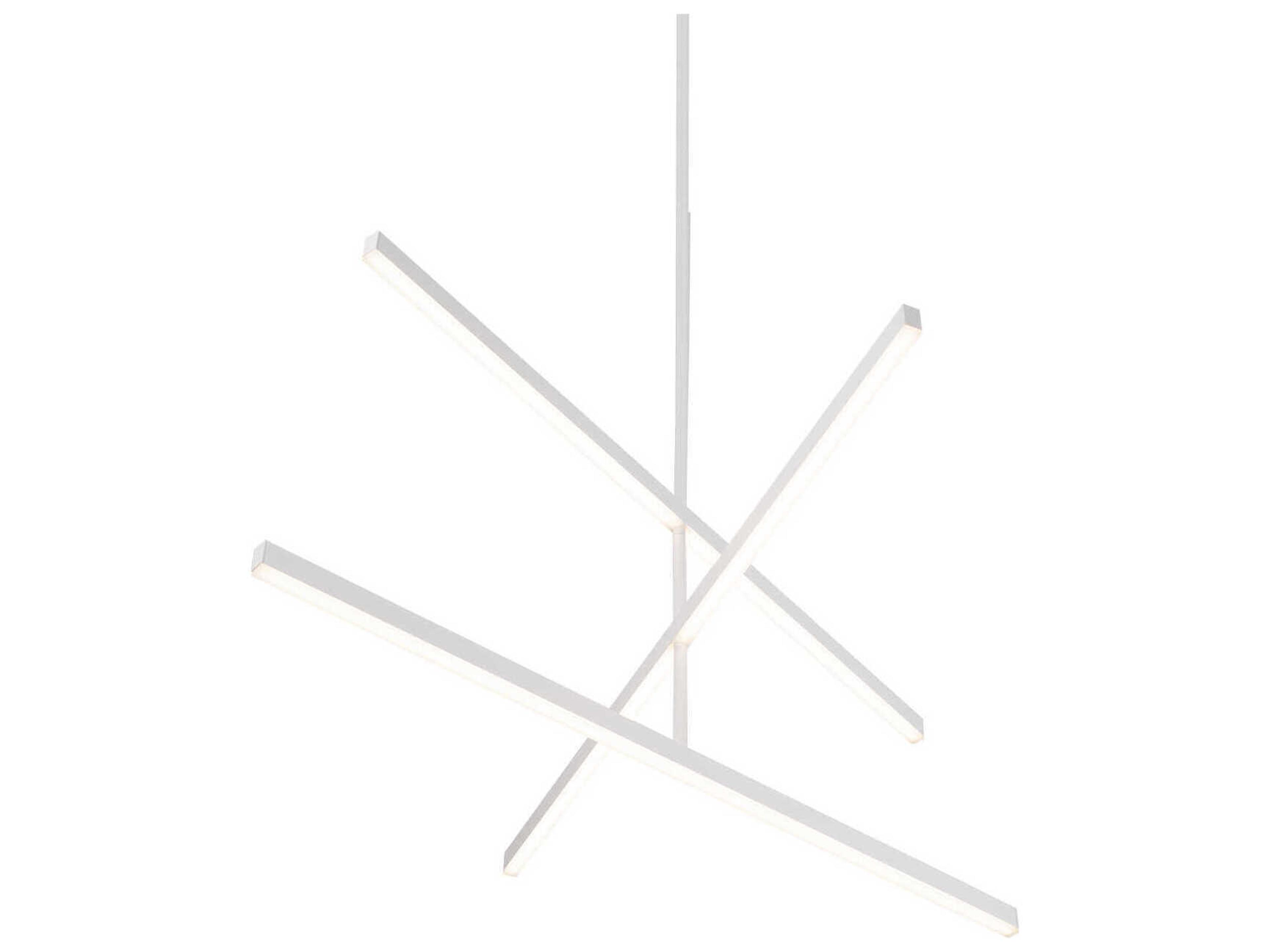 Kuzco Lighting Vega White Linear Chandelier