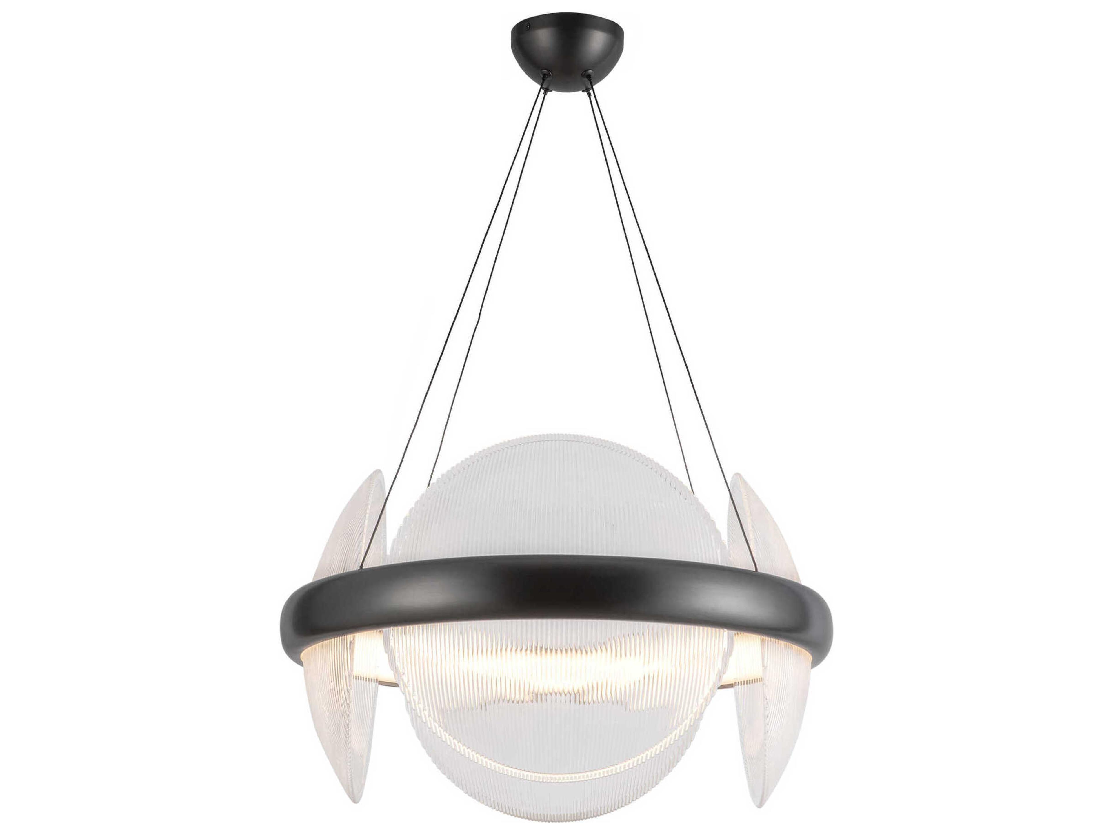 Kuzco Lighting Taurus Urban Bronze Round Chandelier