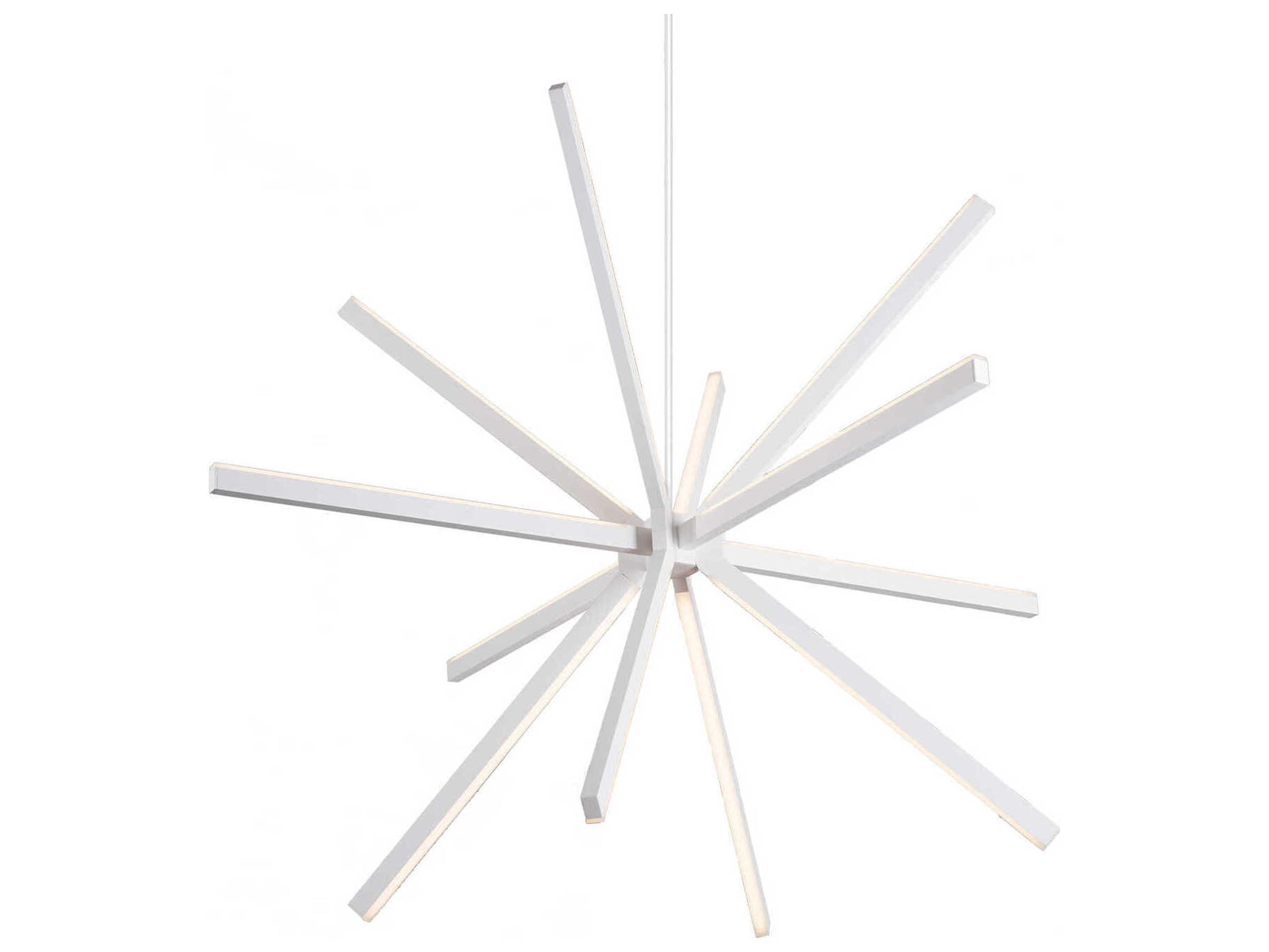 Kuzco Lighting Sirius White Sputnik Chandelier