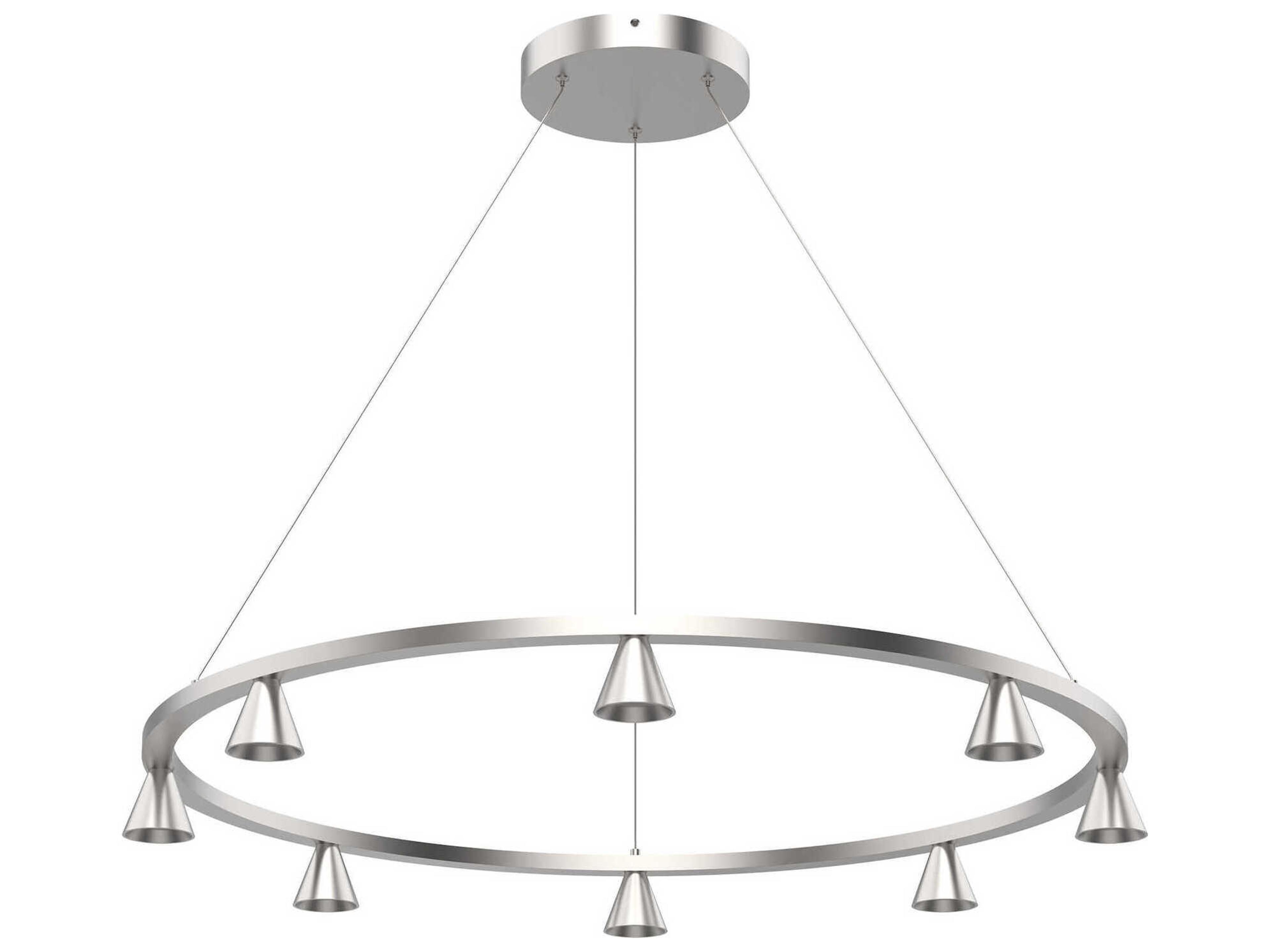 Kuzco Lighting Dune Brushed Nickel Chandelier