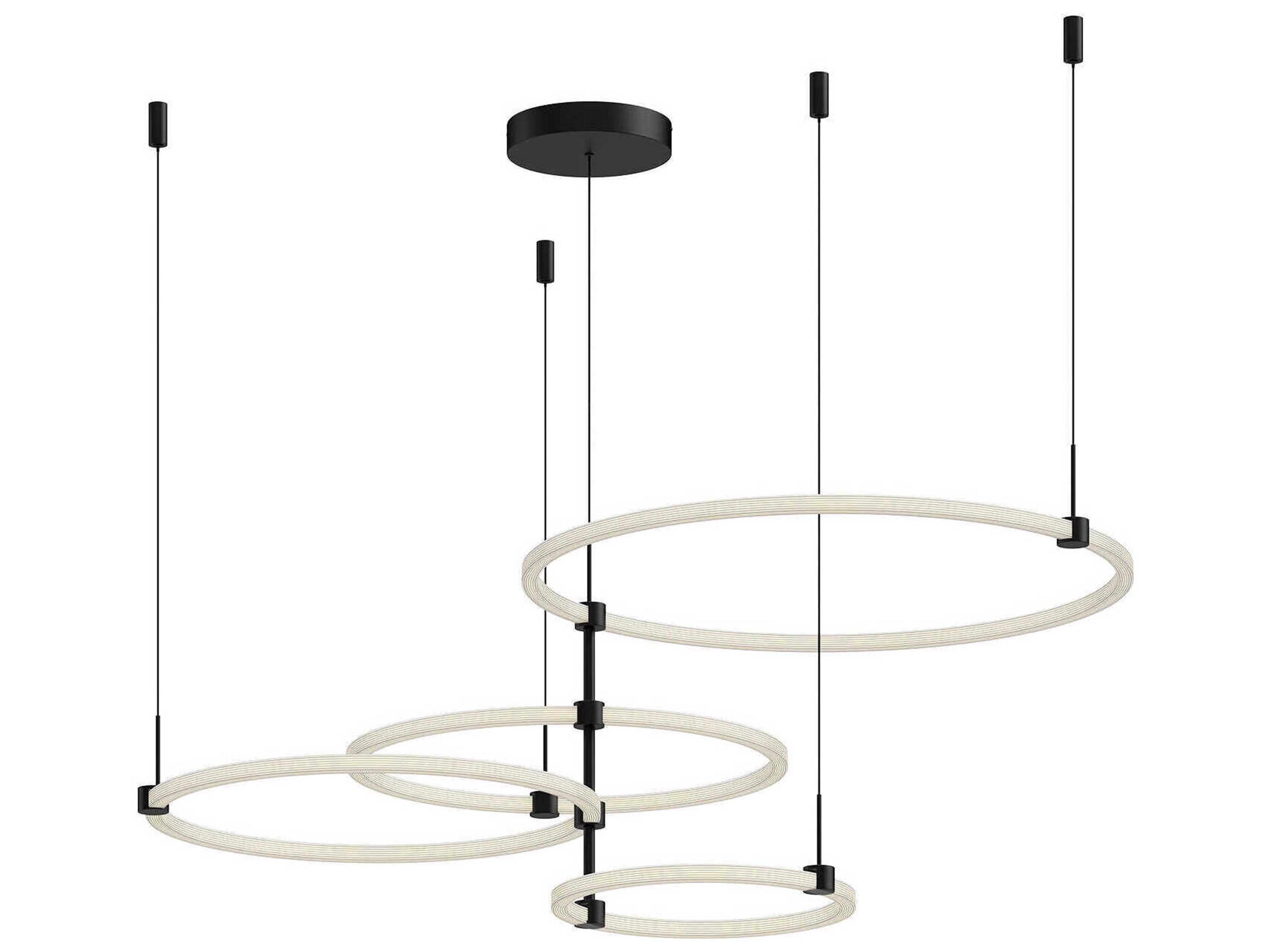 Kuzco Lighting Bruni Black Round Chandelier