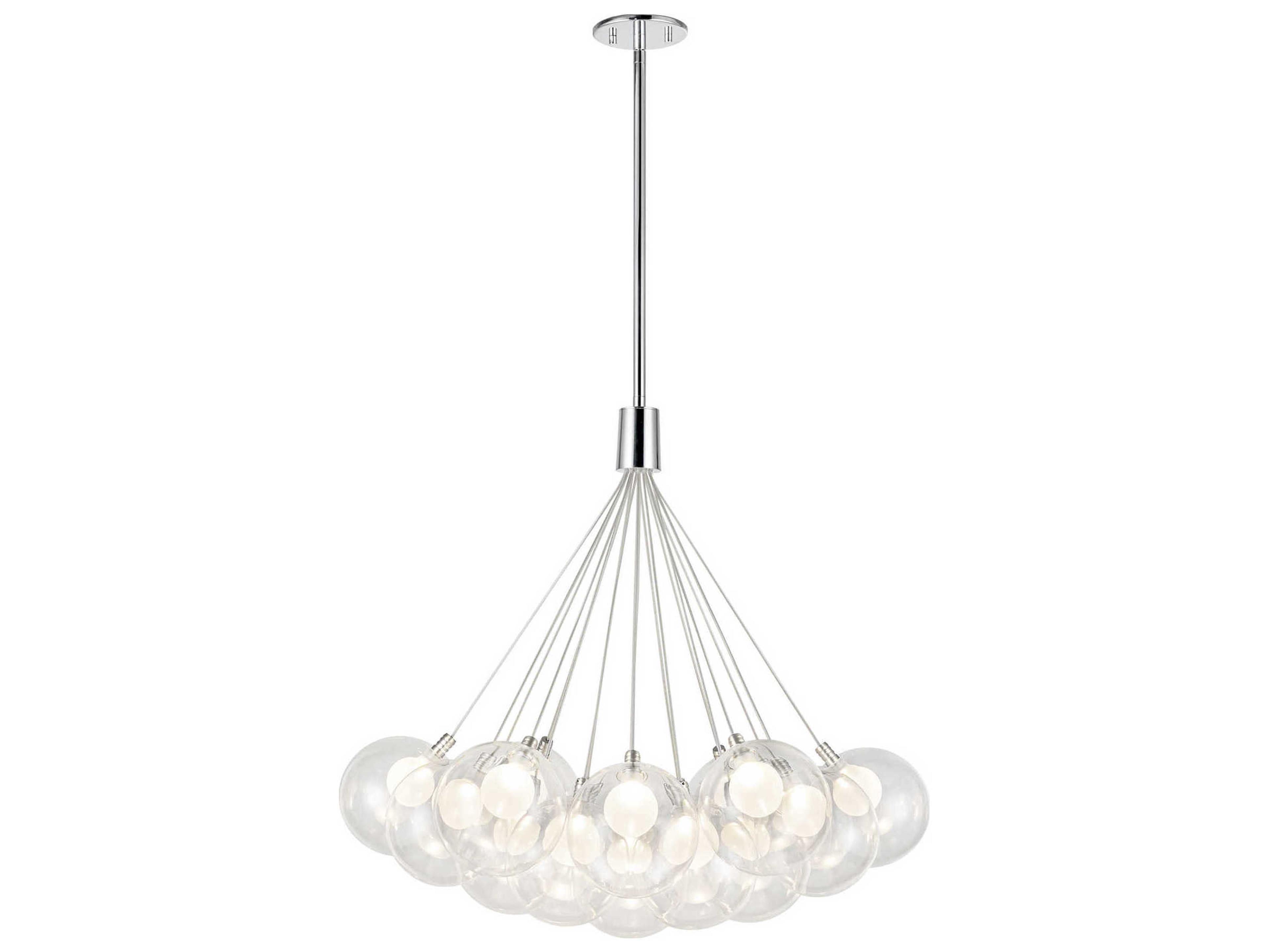 Kuzco Lighting Bolla Chrome Globe Chandelier