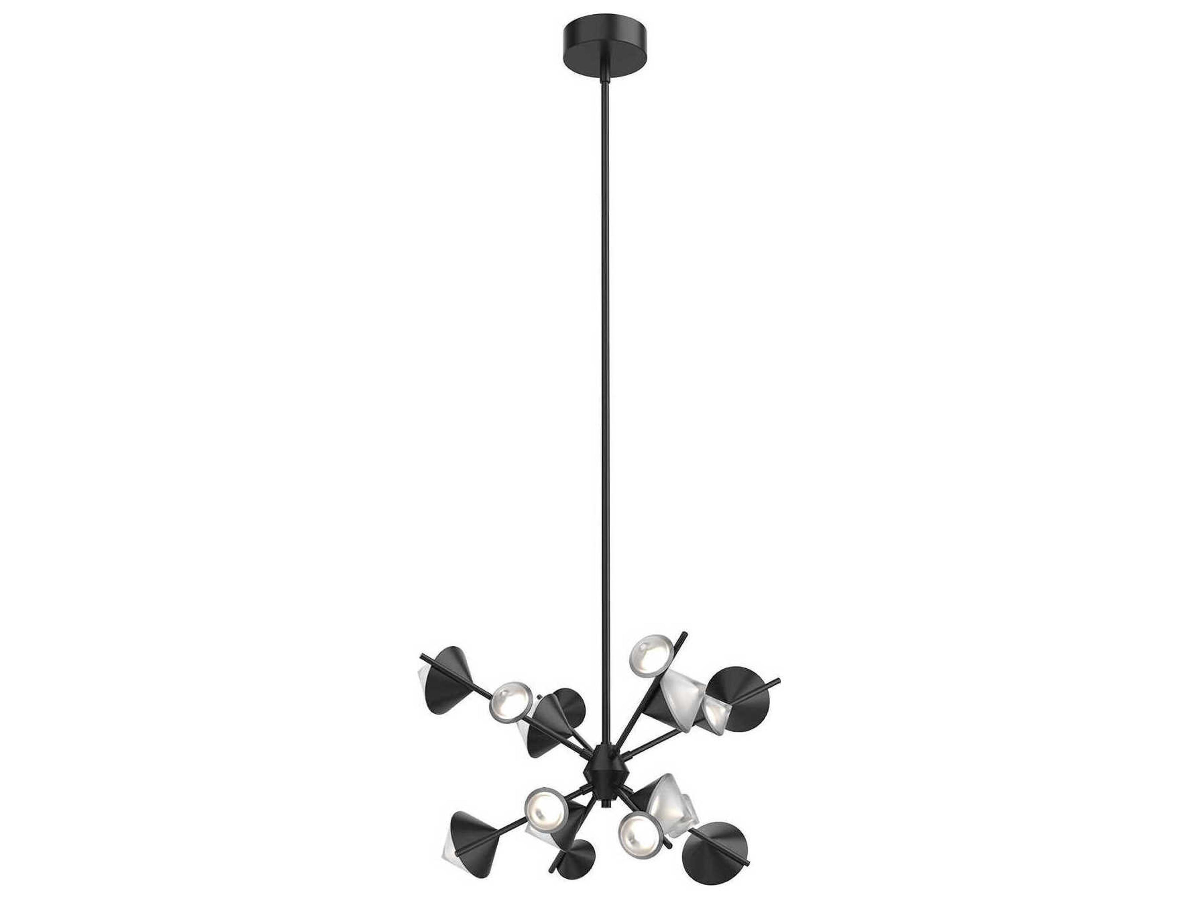 Kuzco Lighting Geode Black Sputnik Chandelier
