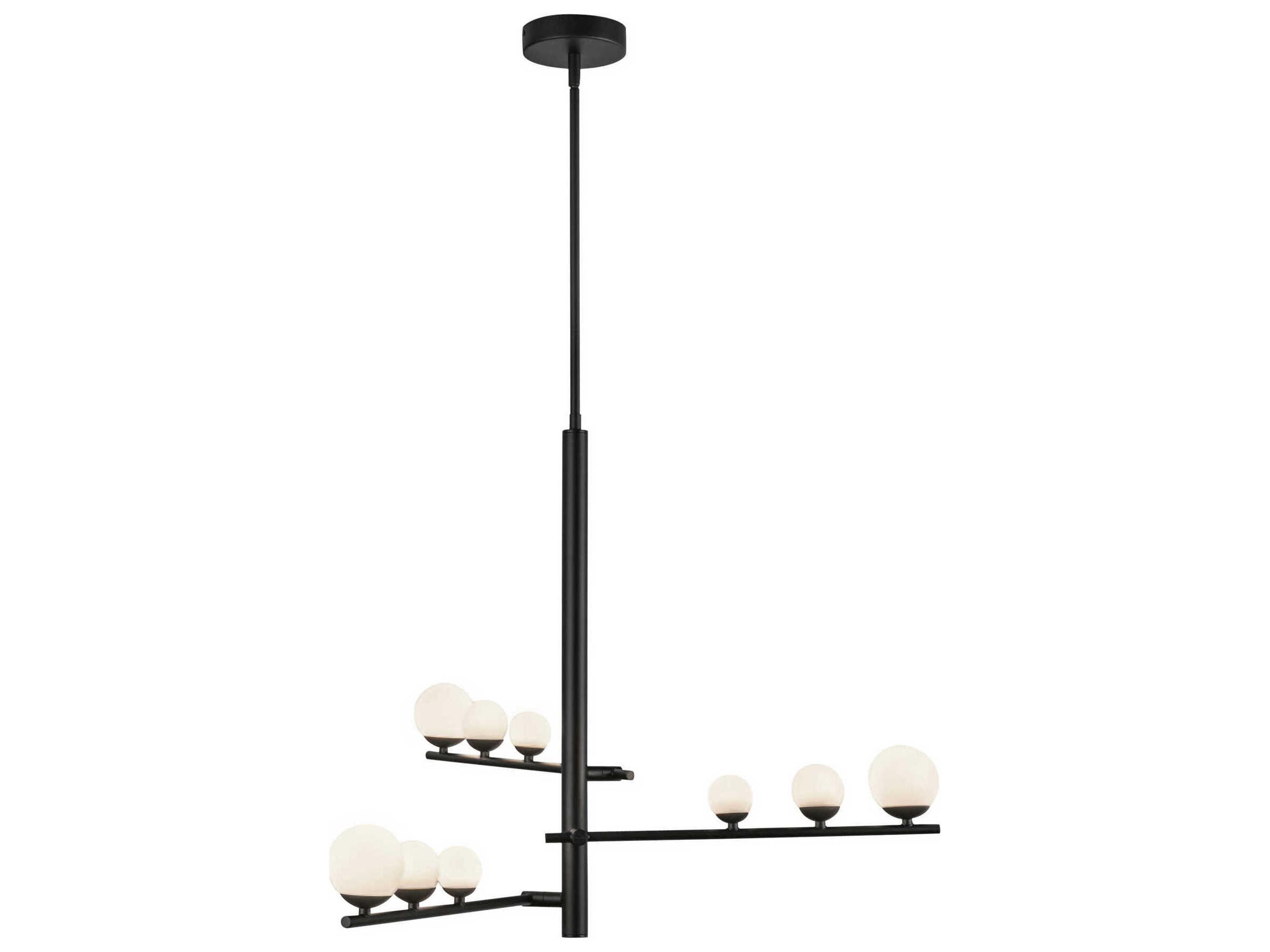 Kuzco Lighting Juniper Black Round Chandelier