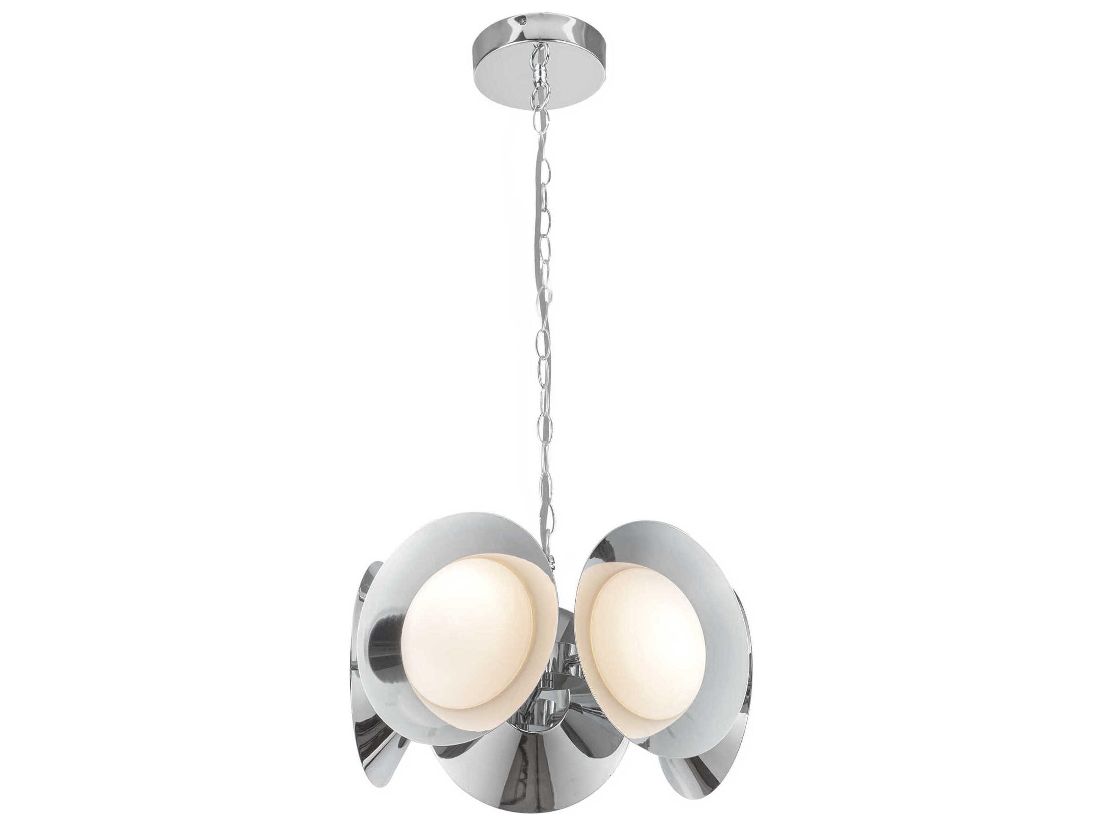 Kuzco Lighting Cleo Chrome Round Chandelier