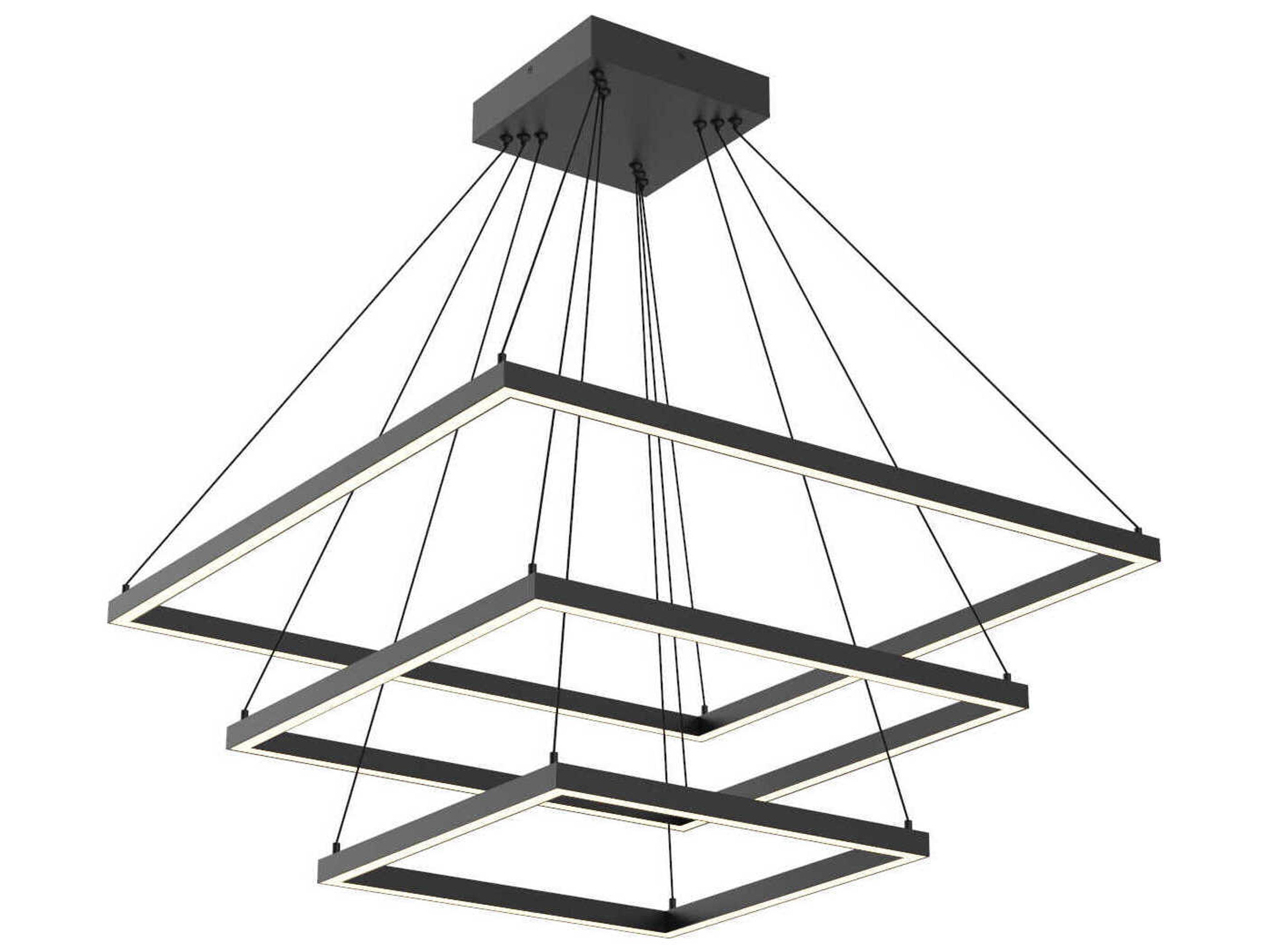 Kuzco Lighting Piazza Black Chandelier