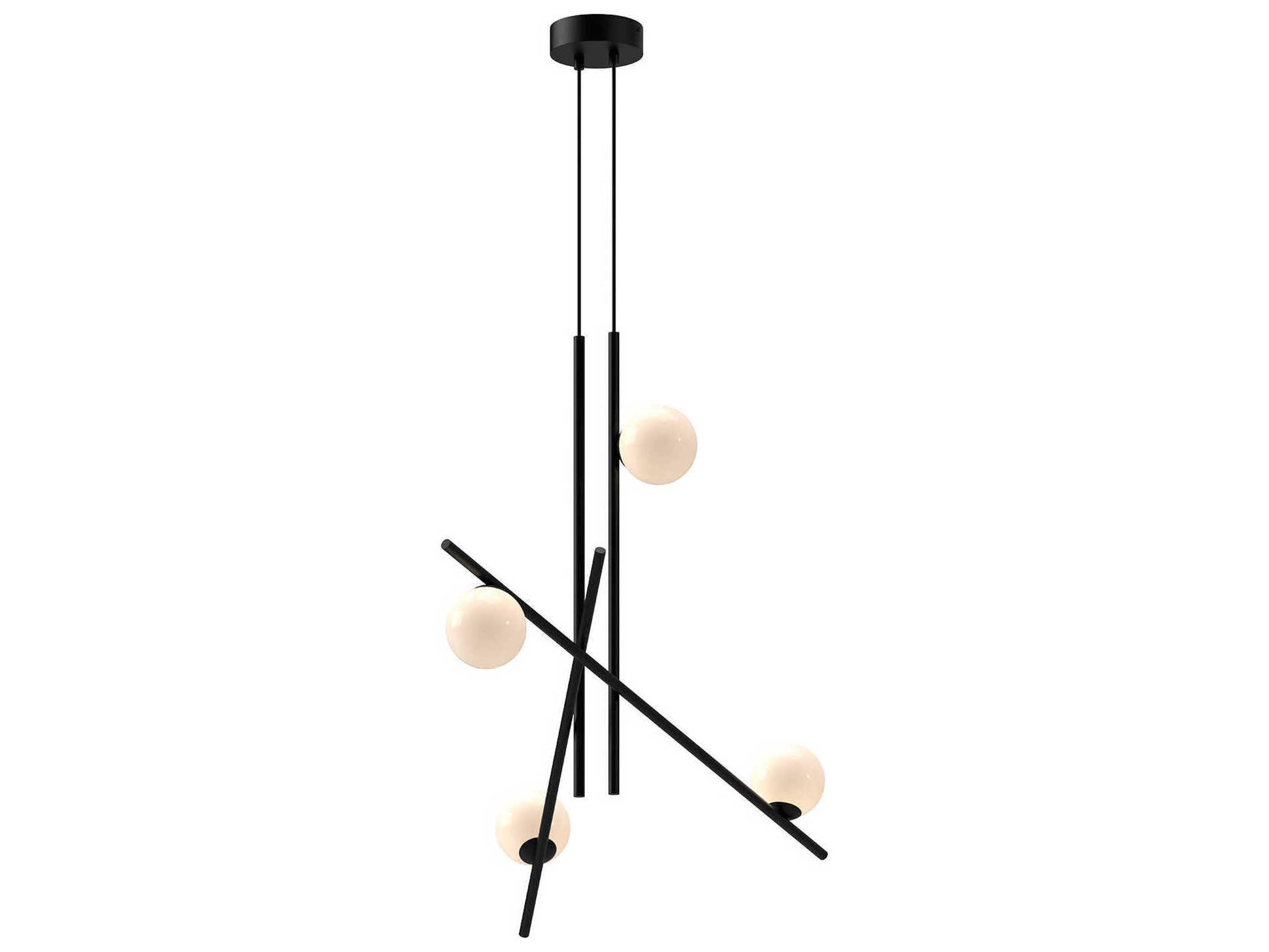 Kuzco Lighting Amara Black Globe Chandelier