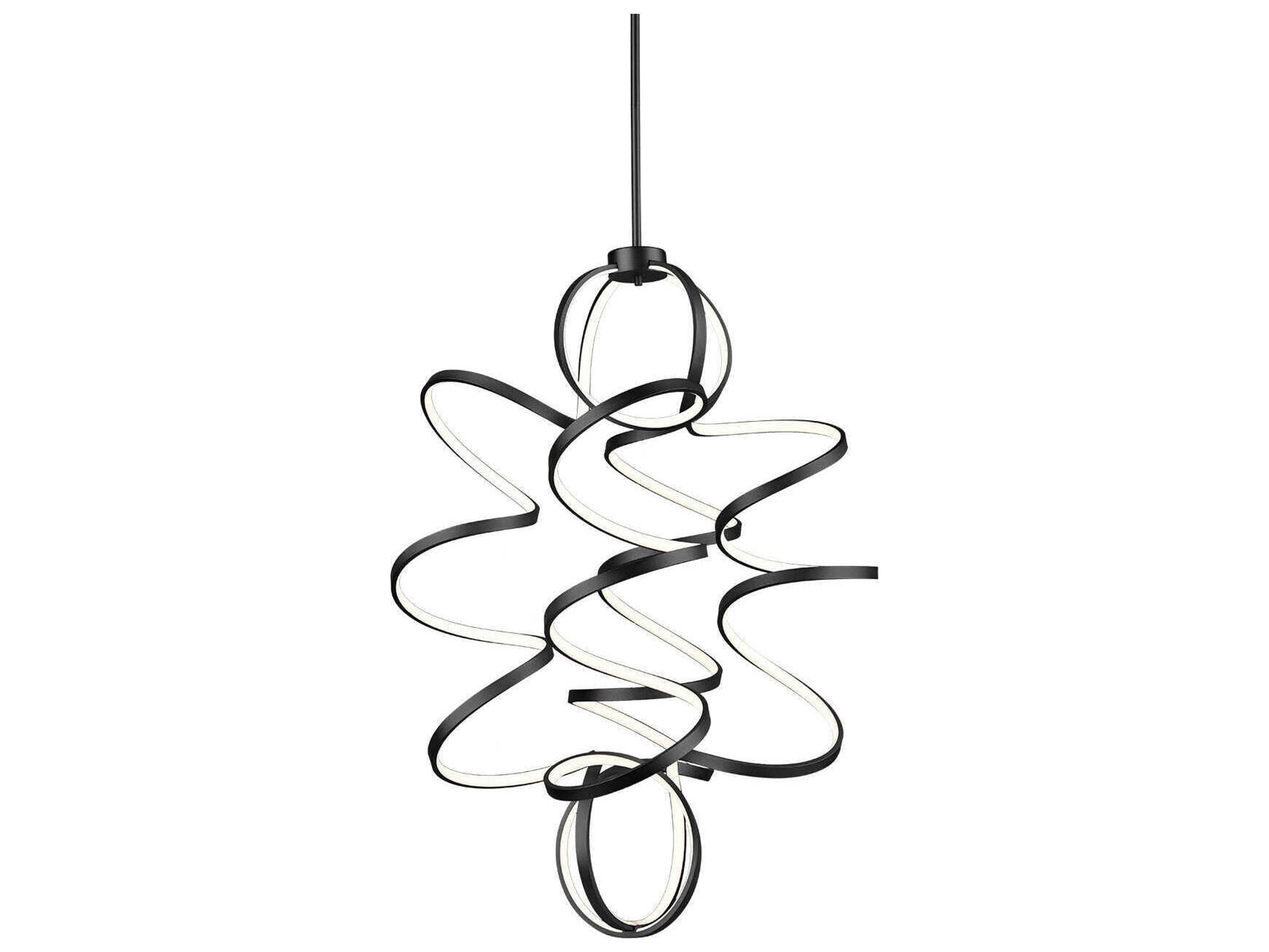 Kuzco Lighting Synergy Black Chandelier