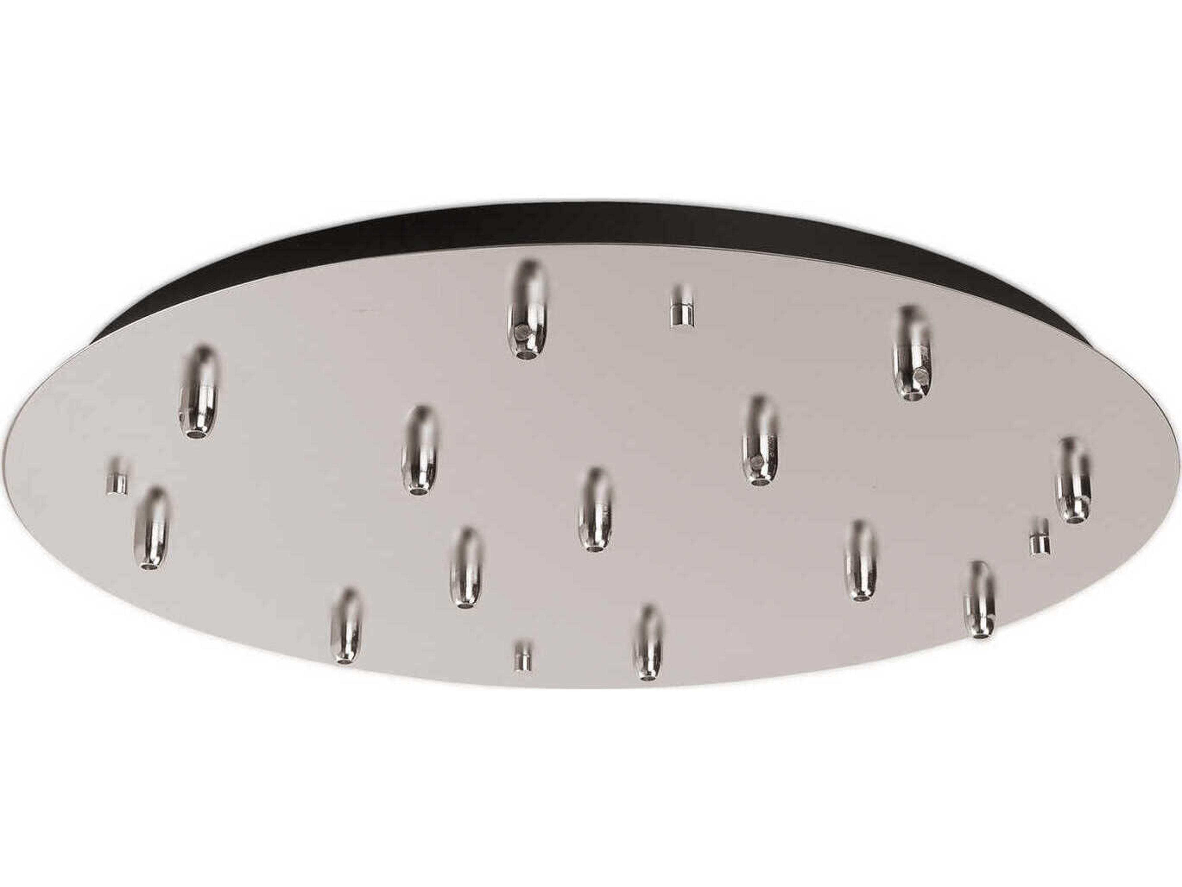 Kuzco Lighting Brushed Nickel Canopy