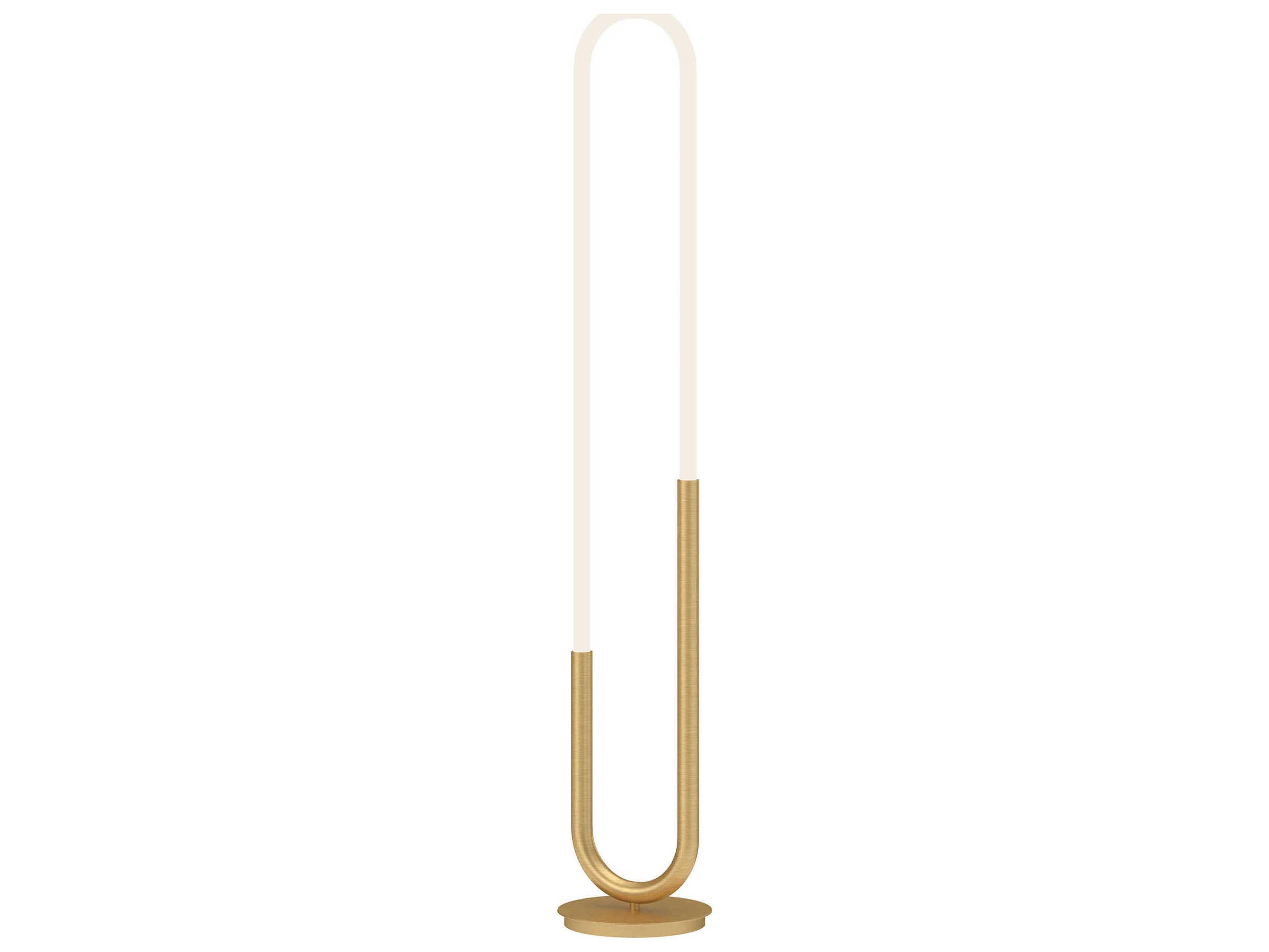 Kuzco Lighting Huron Brushed Gold Floor Lamp