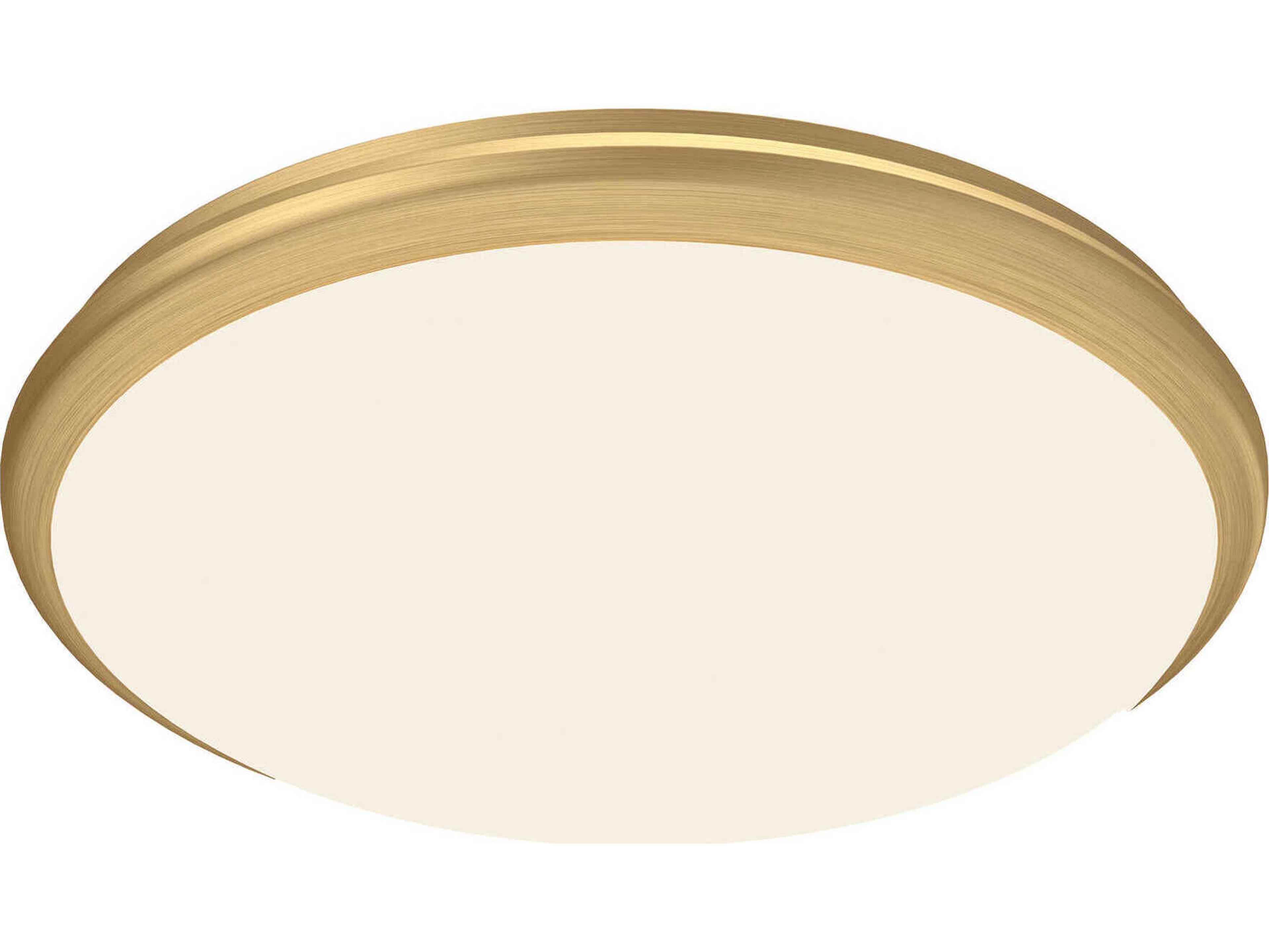 Kuzco Lighting Malta Brushed Gold Round Flush Mount