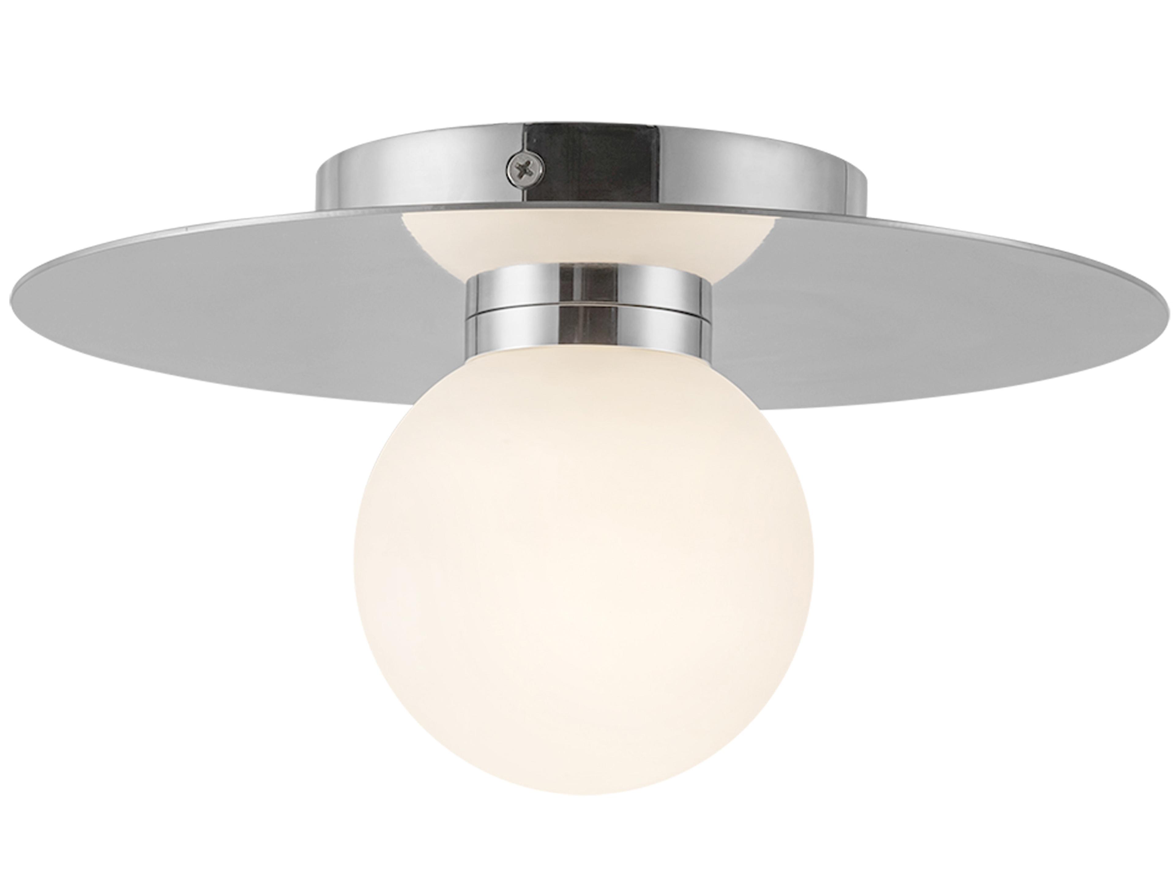 Kuzco Lighting Elixir Chrome Globe Flush Mount
